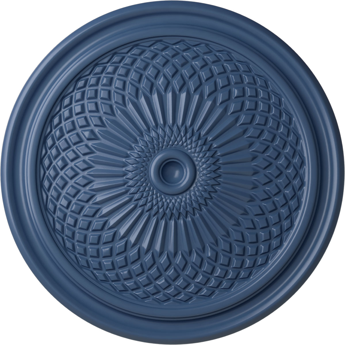 Ekena Millwork CM22TNAMF Trinity 22-in W x 22-in L Painted Americana Polyurethane Whole Ceiling Medallion