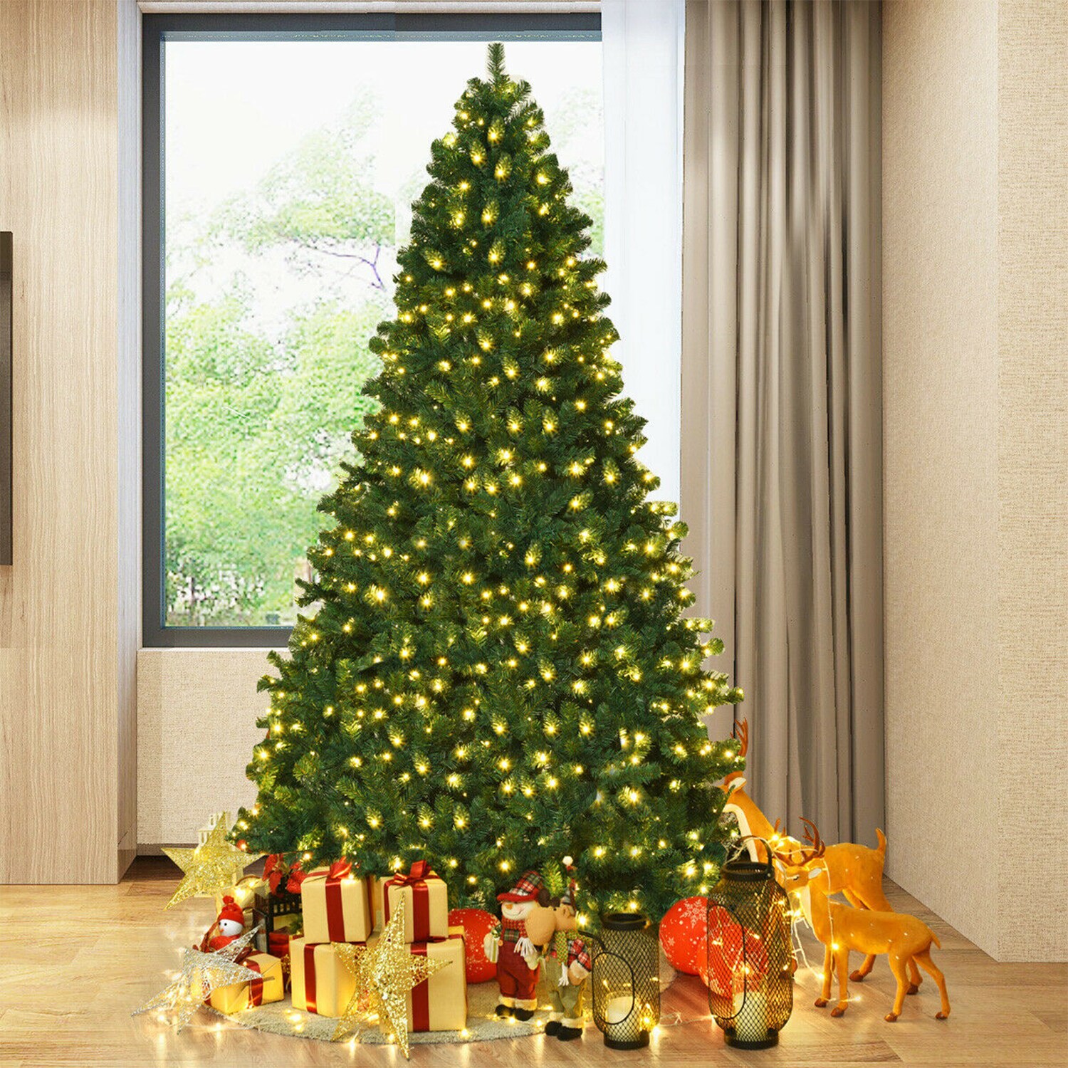 WELLFOR HYJ20640 Artificial-Christmas-Trees - View #8