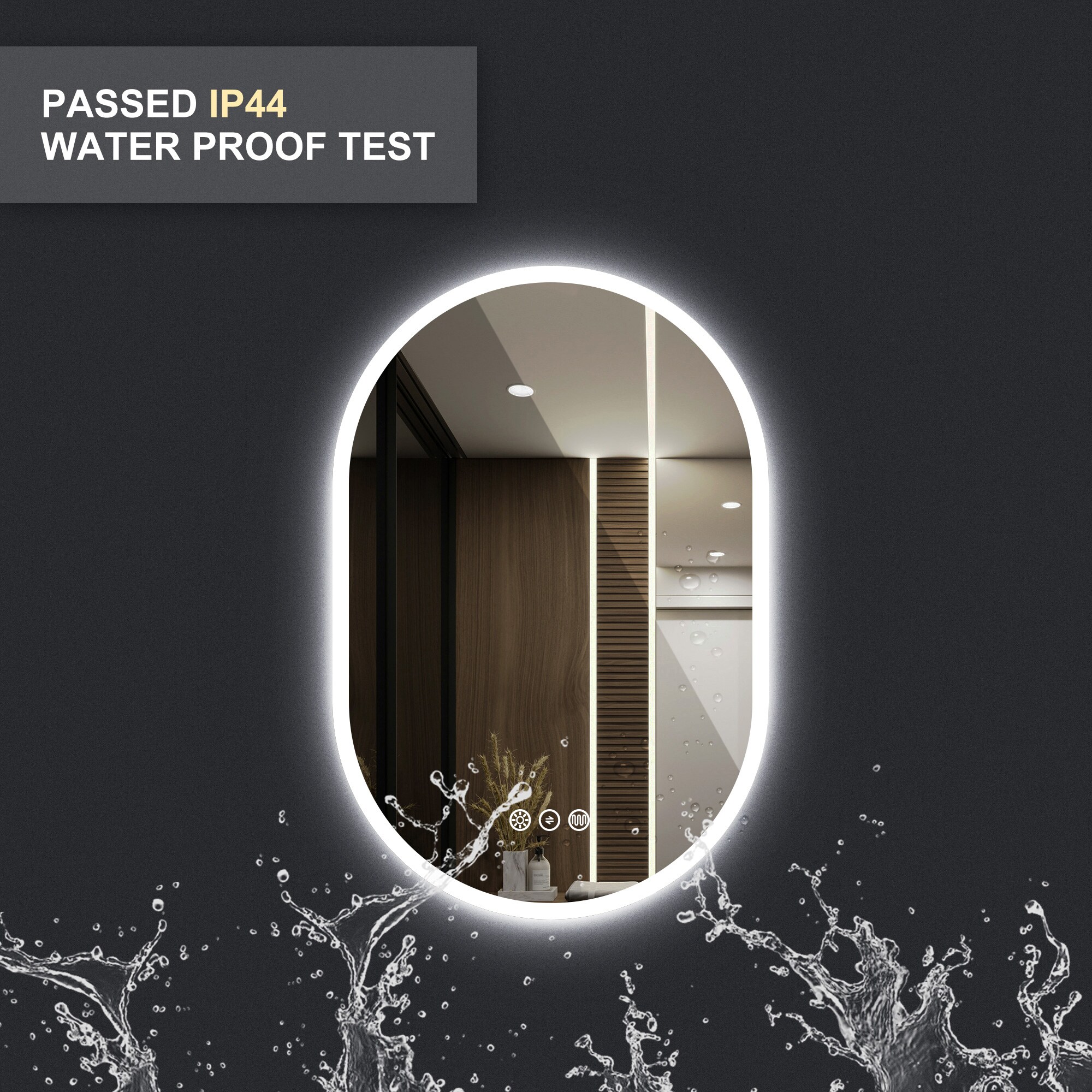 KINWELL MCG0510 Framed-Bath-Mirrors - View #5