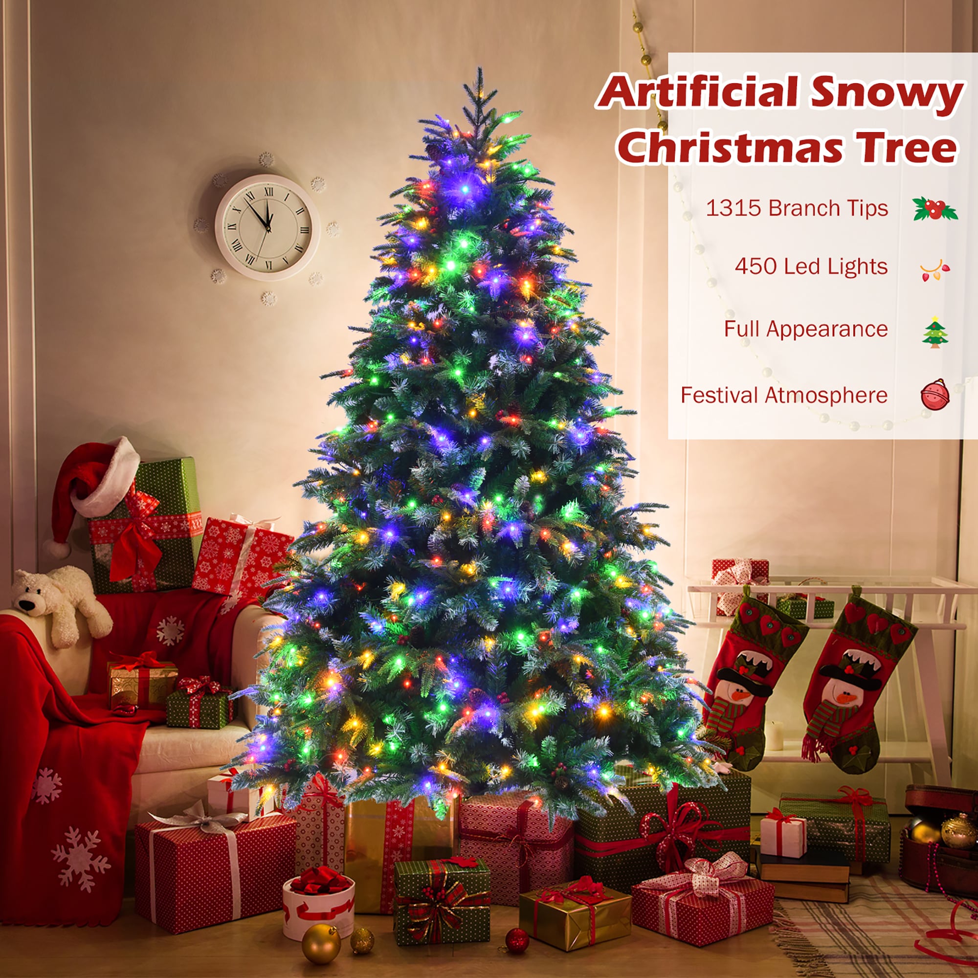 Costway CM23602US Artificial-Christmas-Trees - View #5