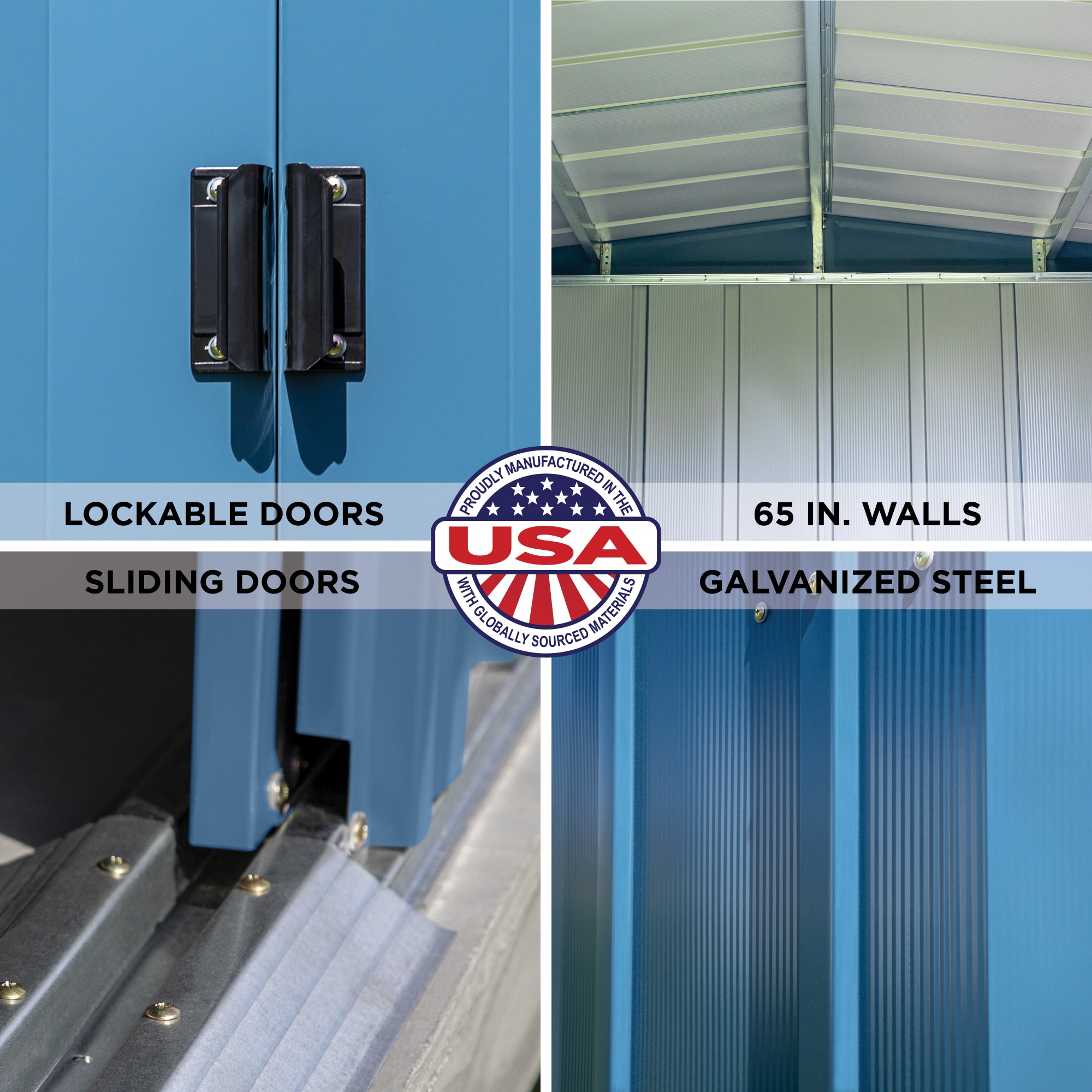 Arrow CLG67BG Metal-Storage-Buildings-Sheds - View #7