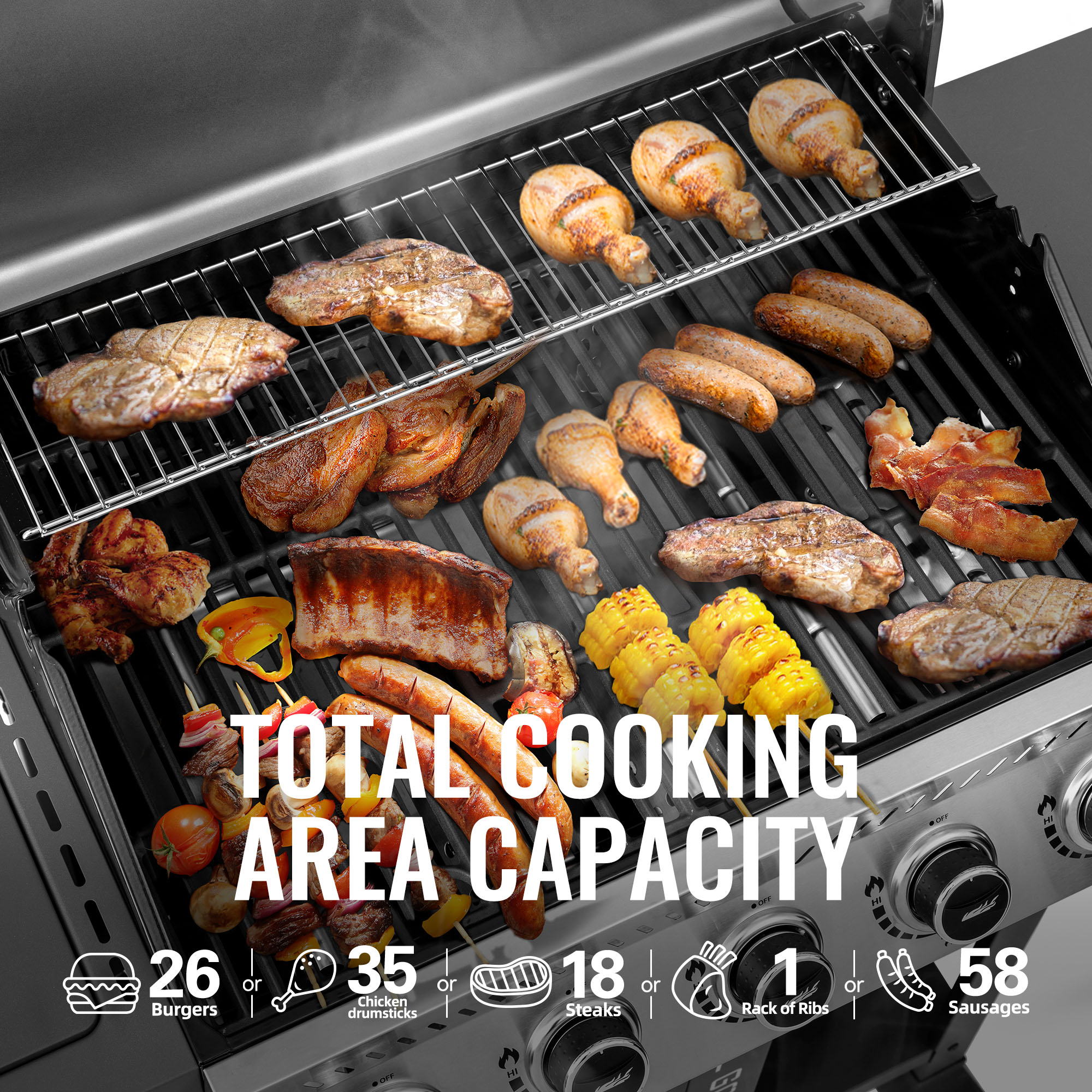 Royal Gourmet GA5406TS Gas-Grill - View #3