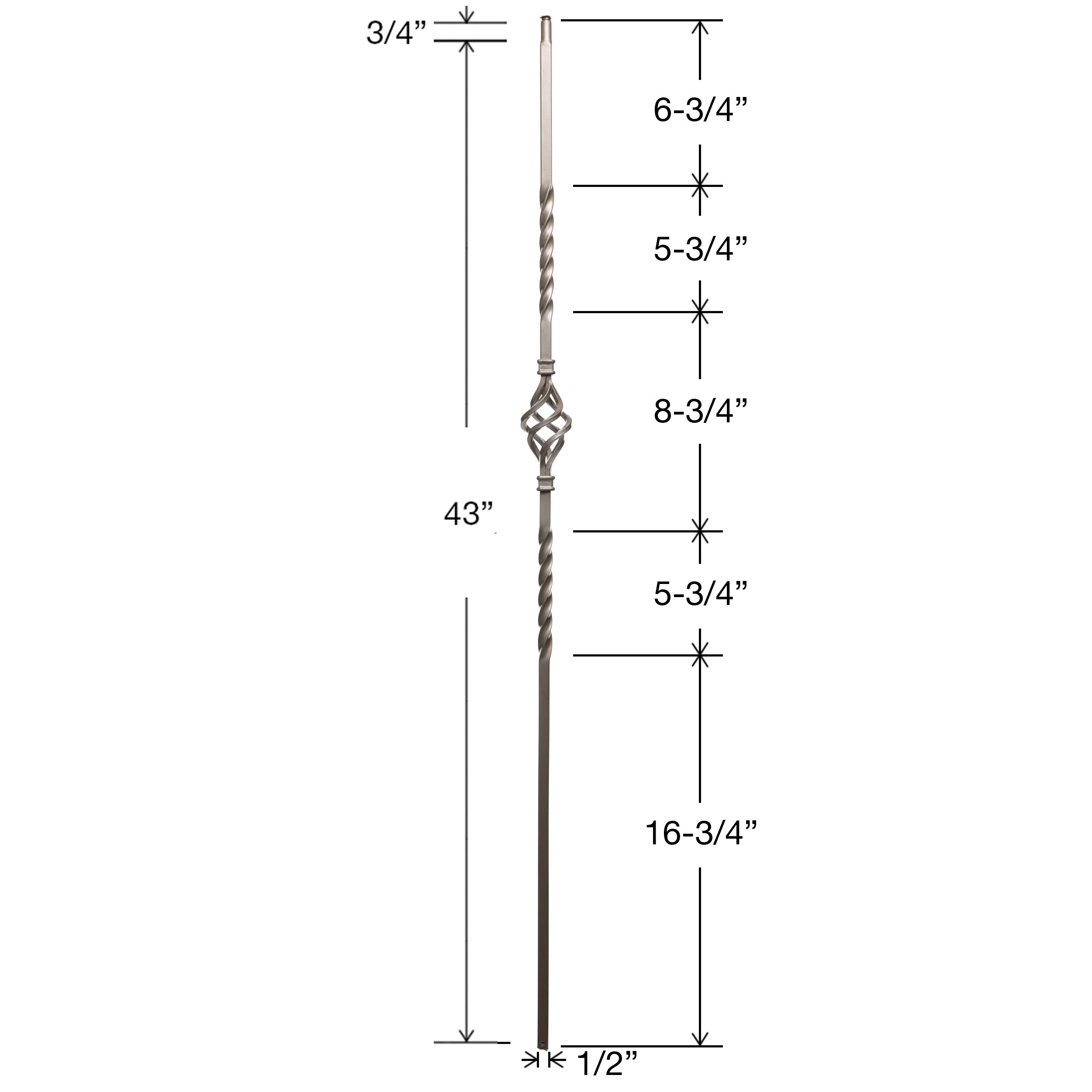 RELIABILT WGT04NKL Interior-Stairpart-Balusters - View #5