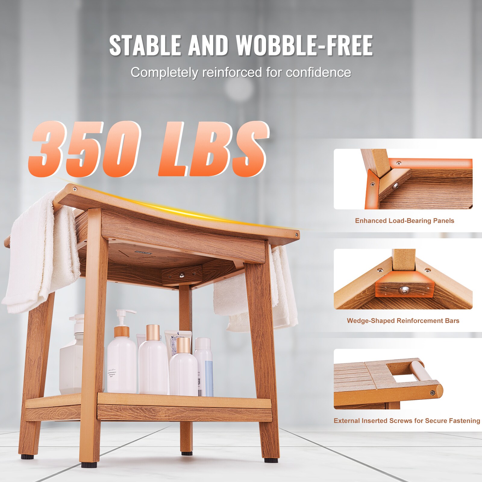 VEVOR SCZYSCWDCWDH04589V0 Bath-Safety-Seats-Benches - View #3