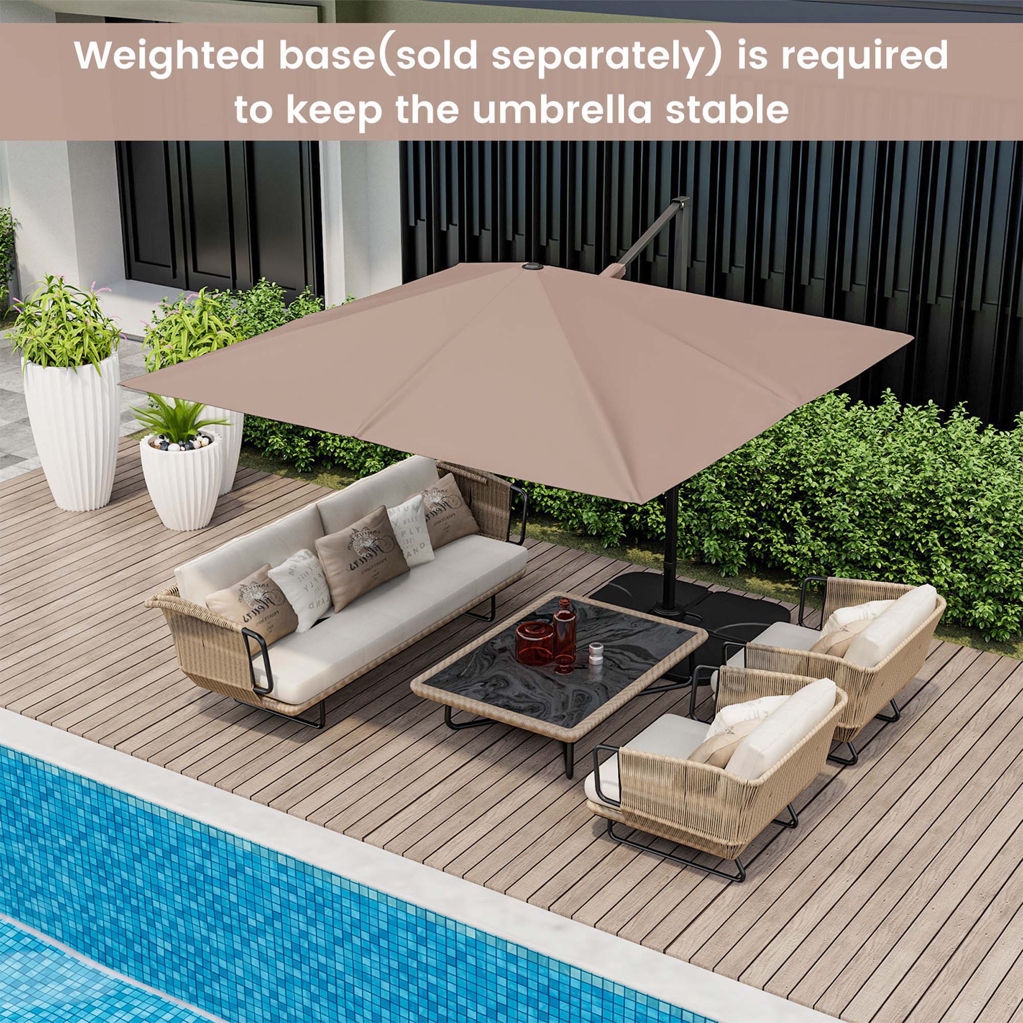 Costway NP10888CF Umbrellas-2 - View #9