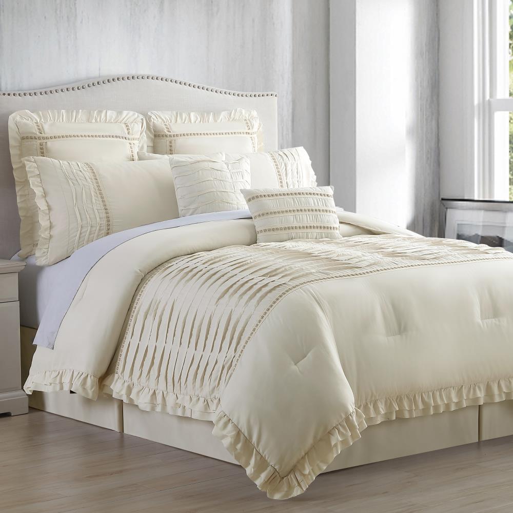 Amrapur Overseas 38EBJQCF-ANT-QN Antonella comforter set Multi Reversible Queen Comforter Blend