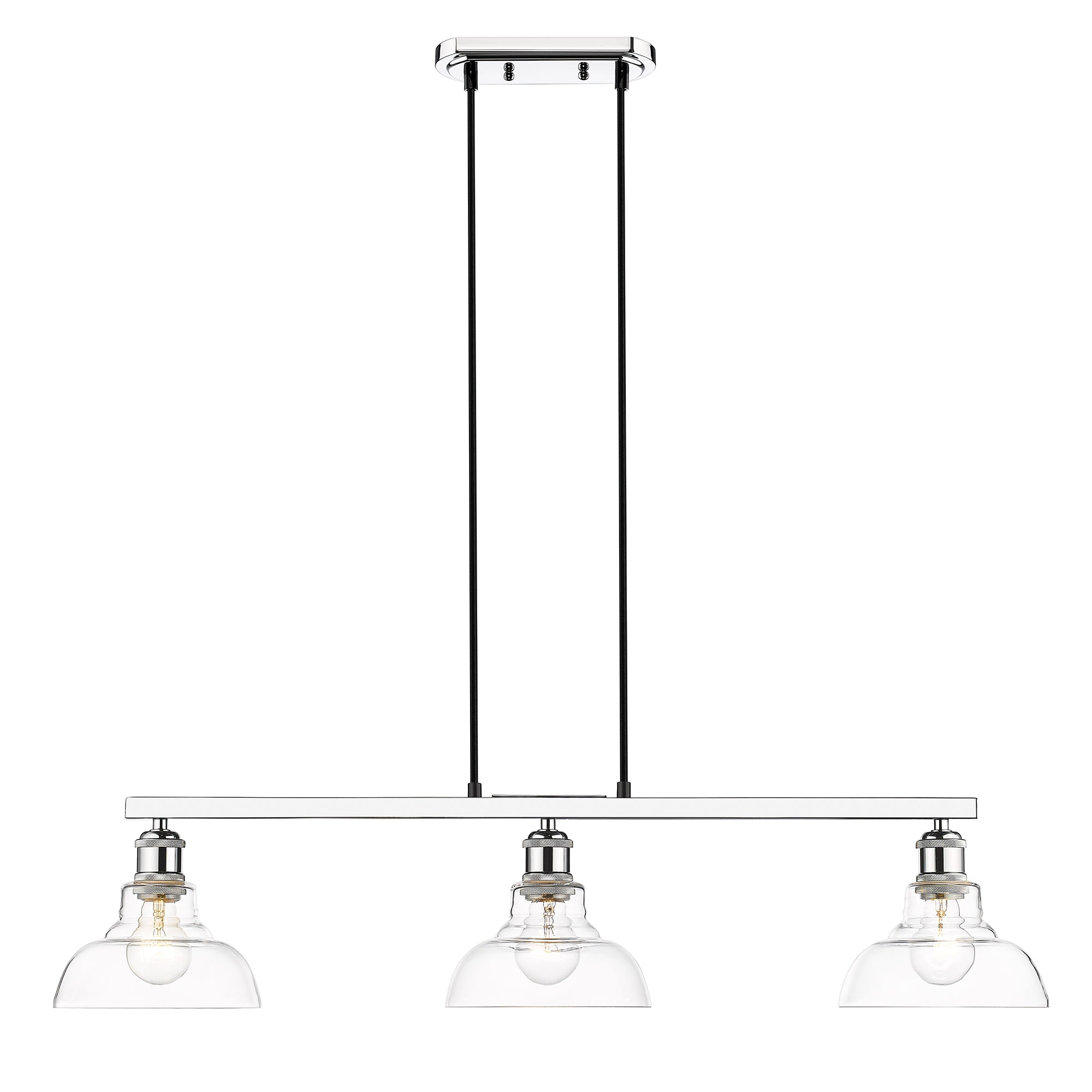 Golden Lighting 0305-LP CH-CLR Pendant-Lights - View #2