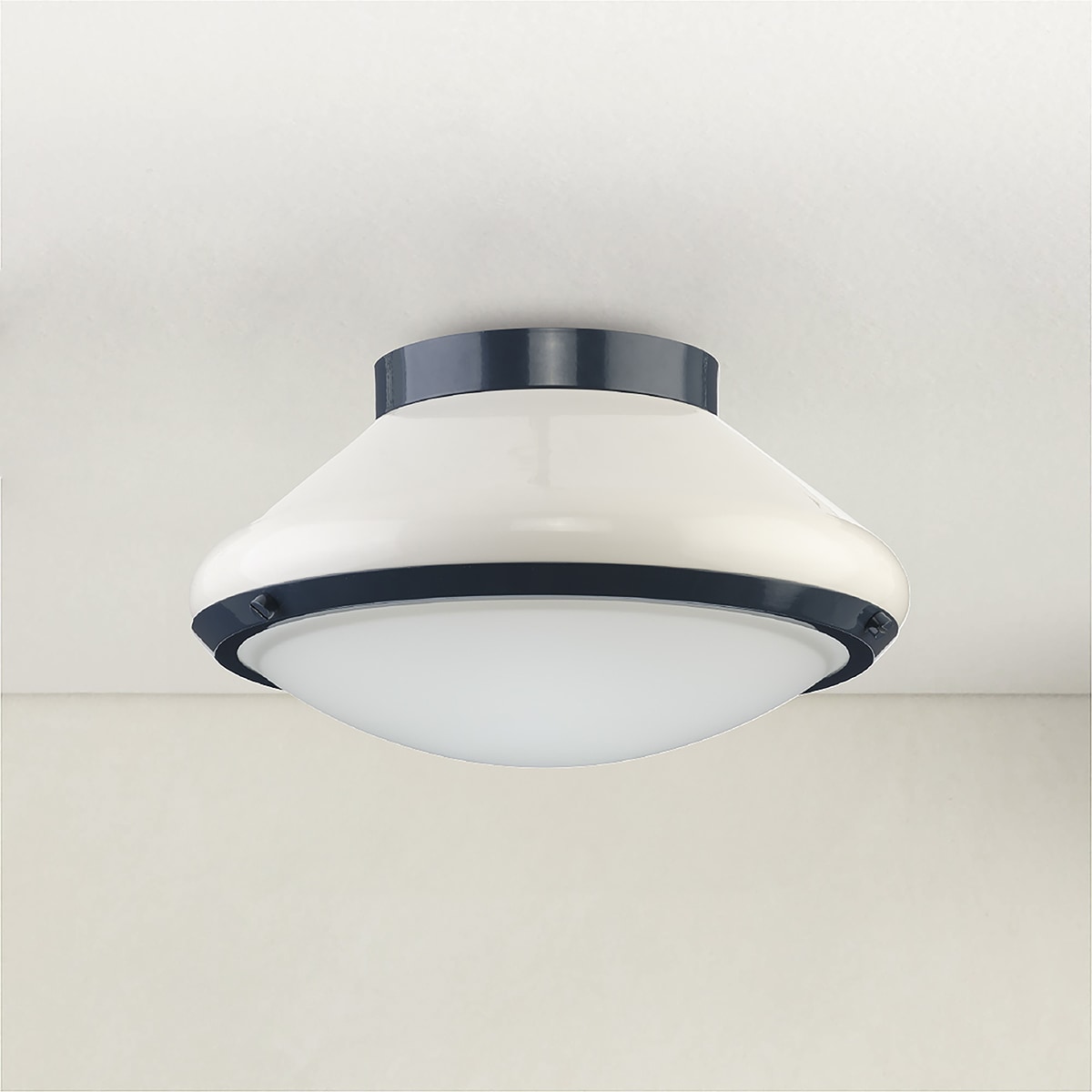 Progress Lighting A350008-213 Avec 1 -Light 12-in Blue Flush Mount Light