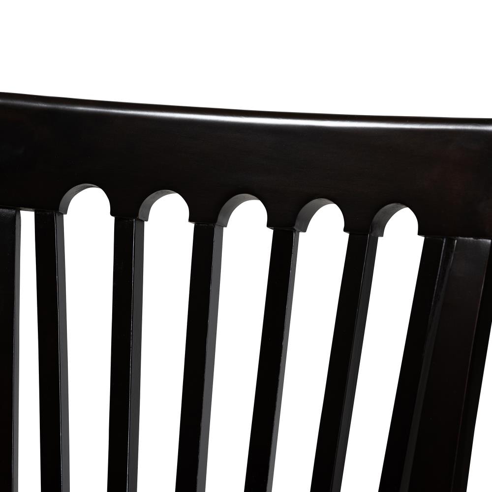 Espresso Brown and Sand Modern Comfort Wood Dining Chair Set