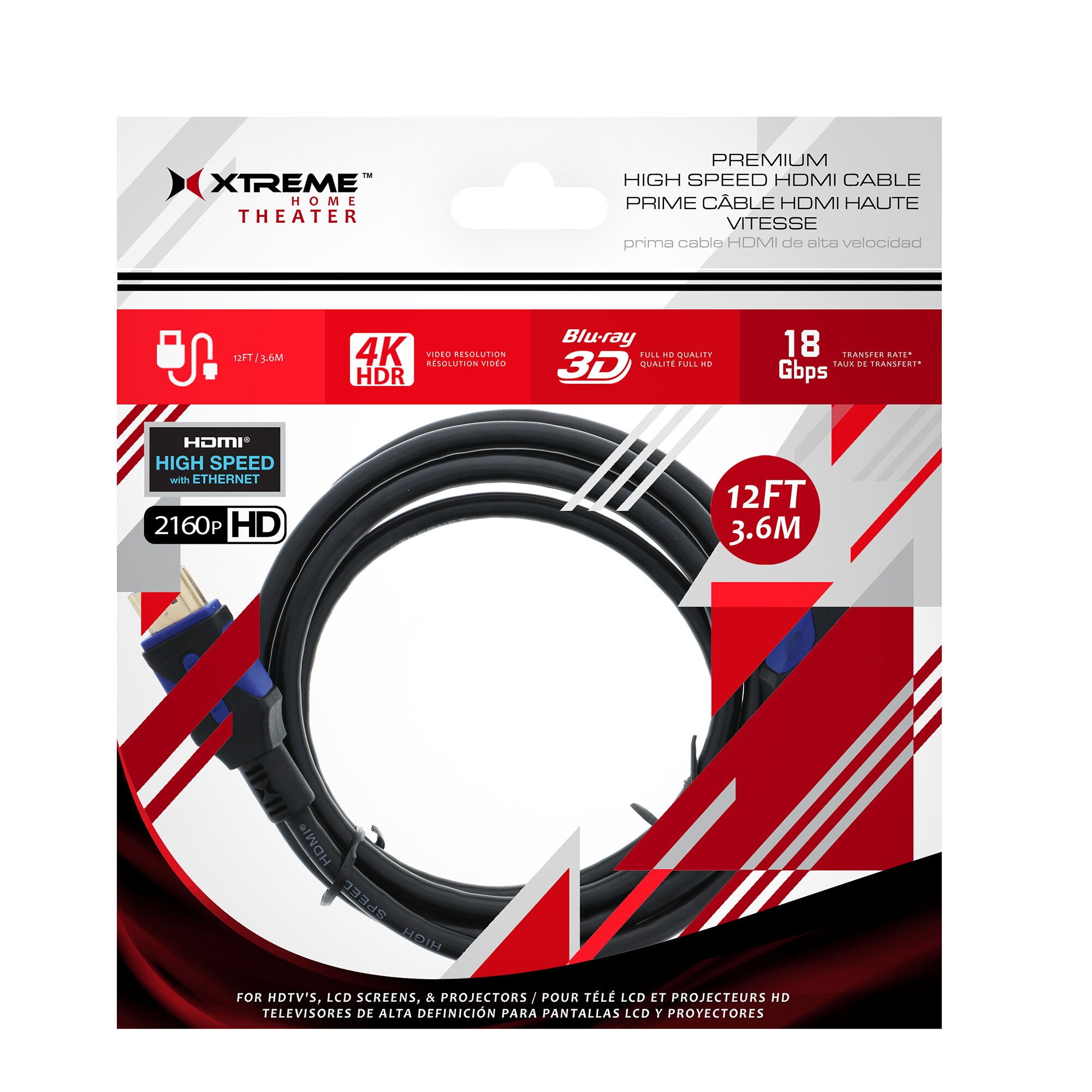 Xtreme XHV1-1025-BLK Hdmi-Cables - View #3