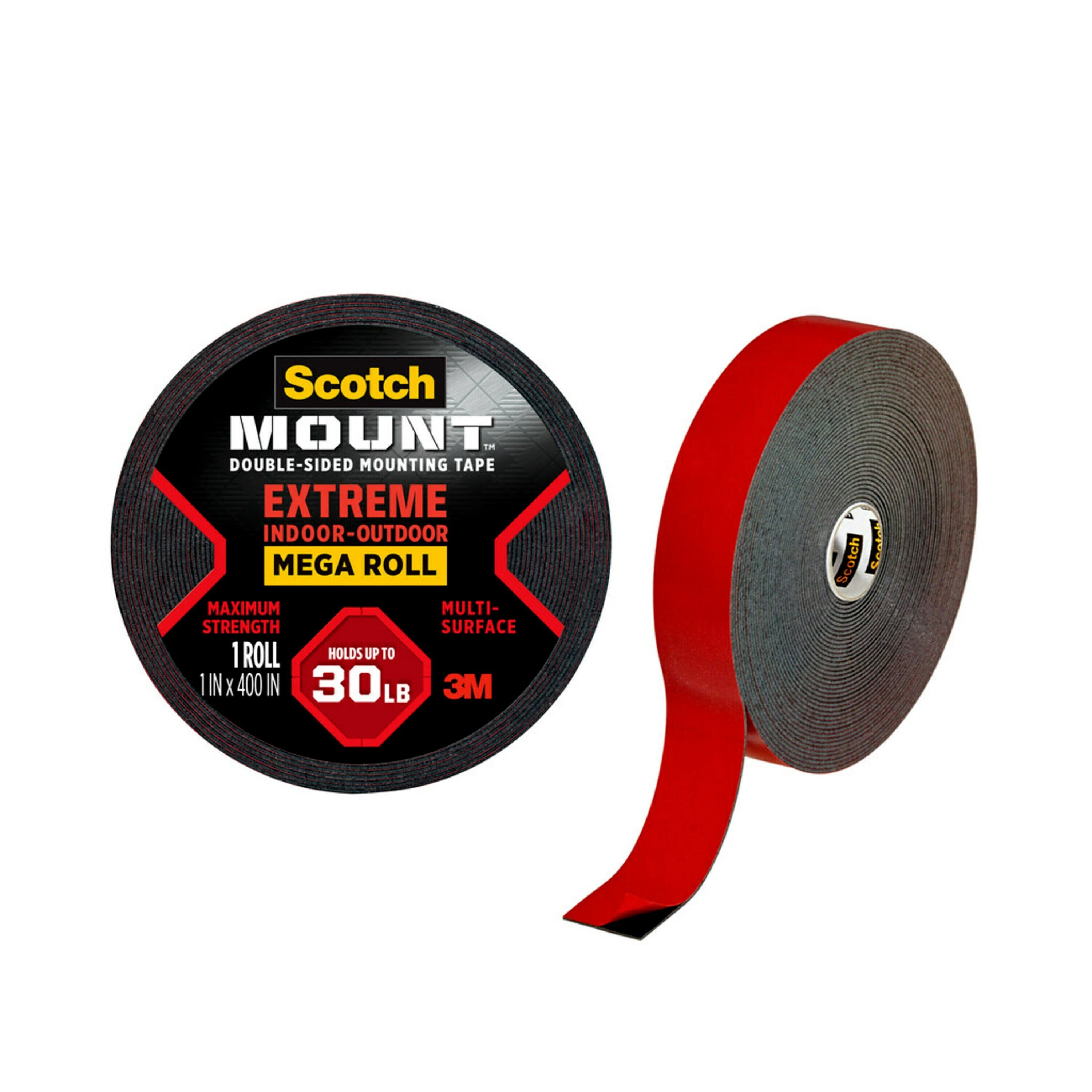 Scotch-Mount Extreme Double-Sided Mounting Tapes 1-in x 33.33-ft Double-Sided  Tape in the Double-Sided Mounting Tape department at