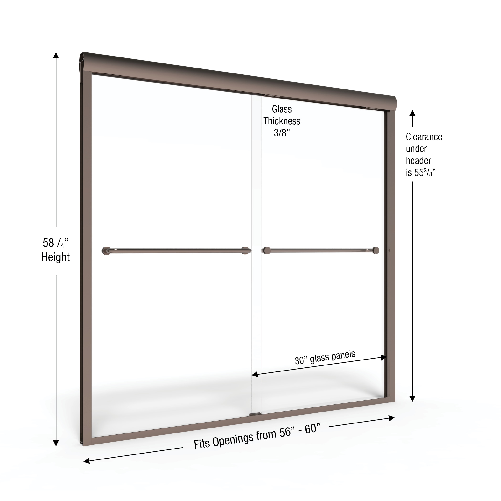 Basco CELH05A6058XPOR Bathtub-Doors - View #2