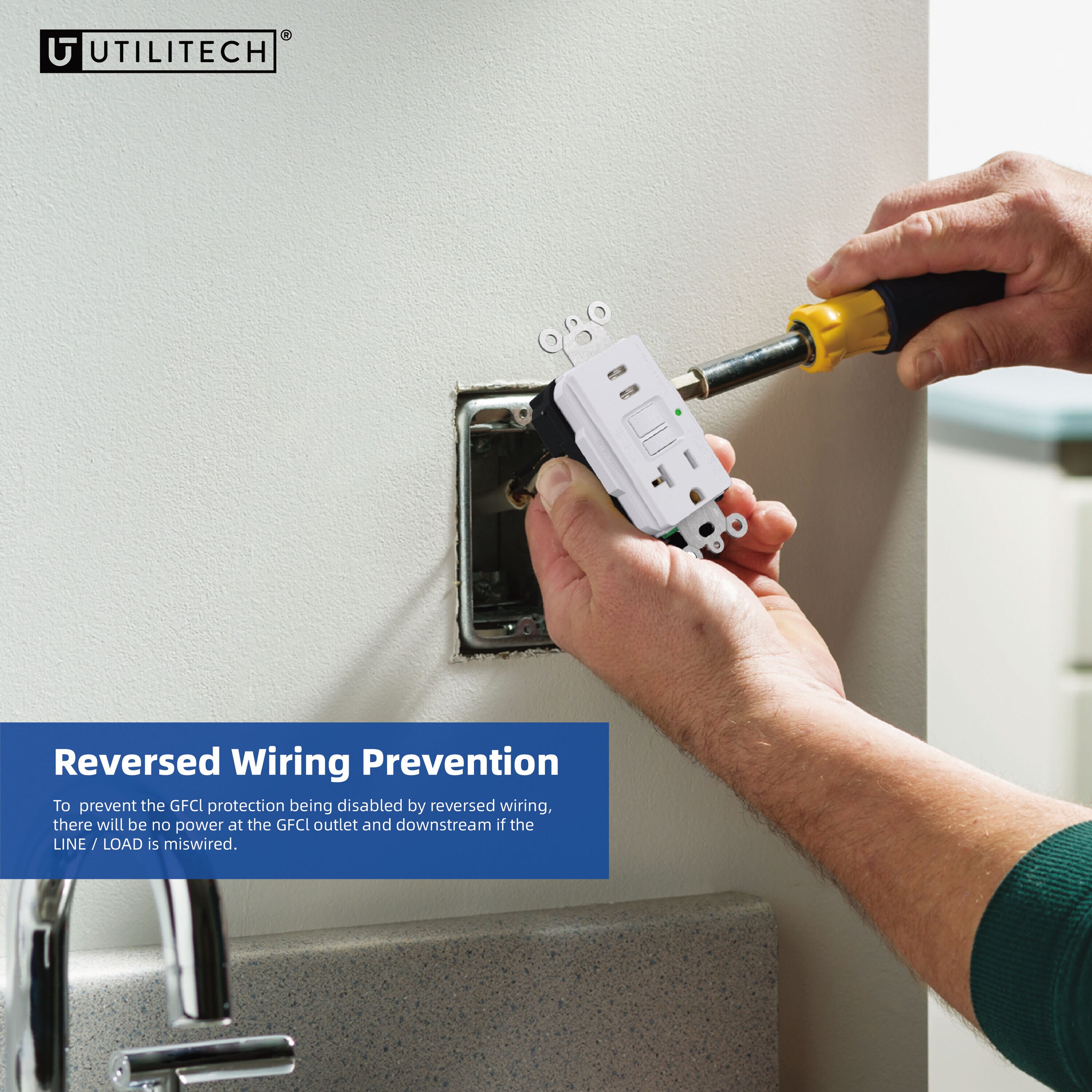 Utilitech LGR2320CC01-WH receptacles - View #8