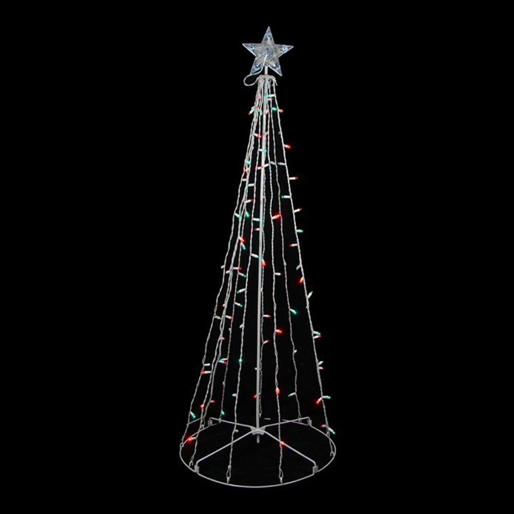 Northlight 23148639 60-in Tree Light Display with Multicolor LED Lights