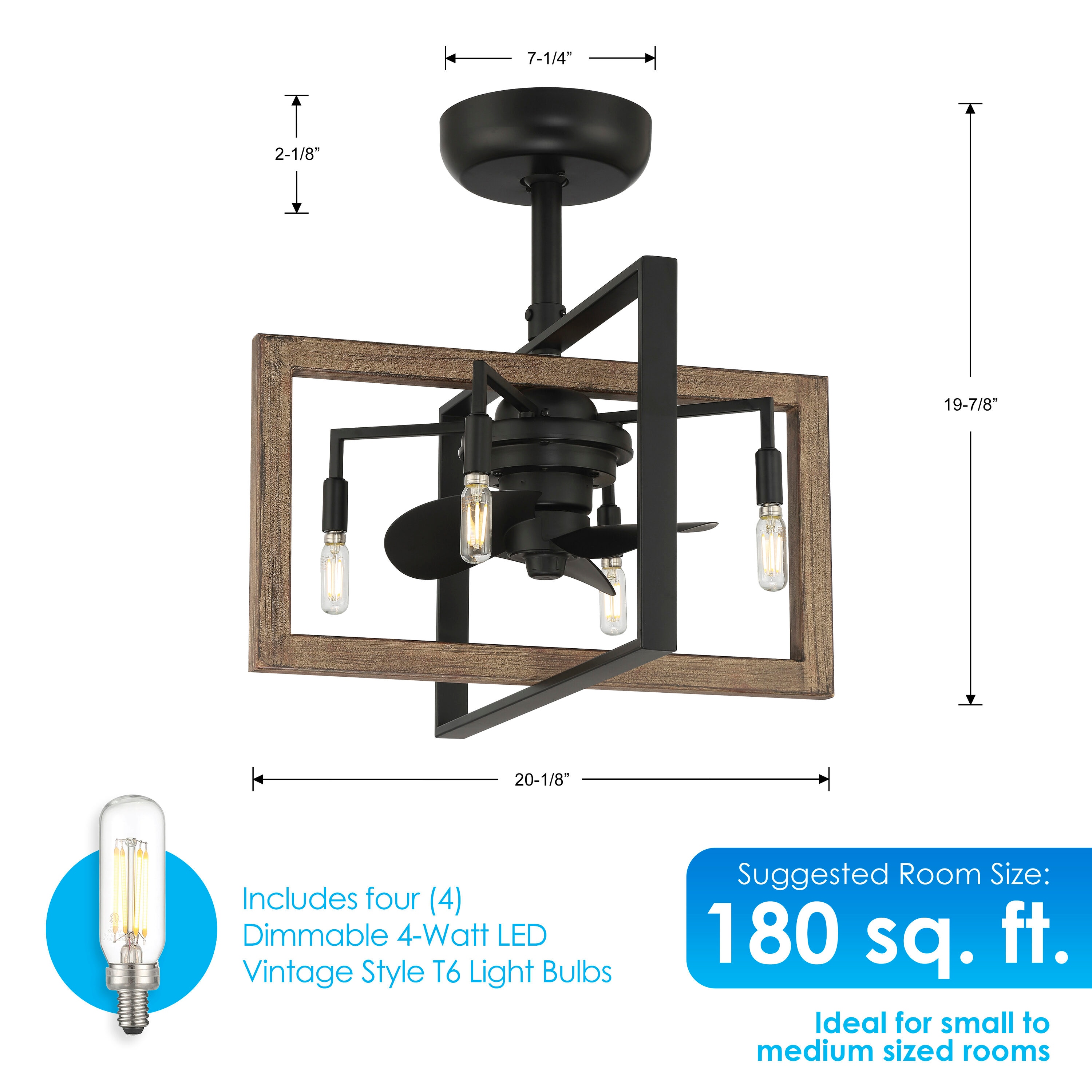Arranmore Lighting & Fans AR-2015MB Ceiling-Fans - View #2