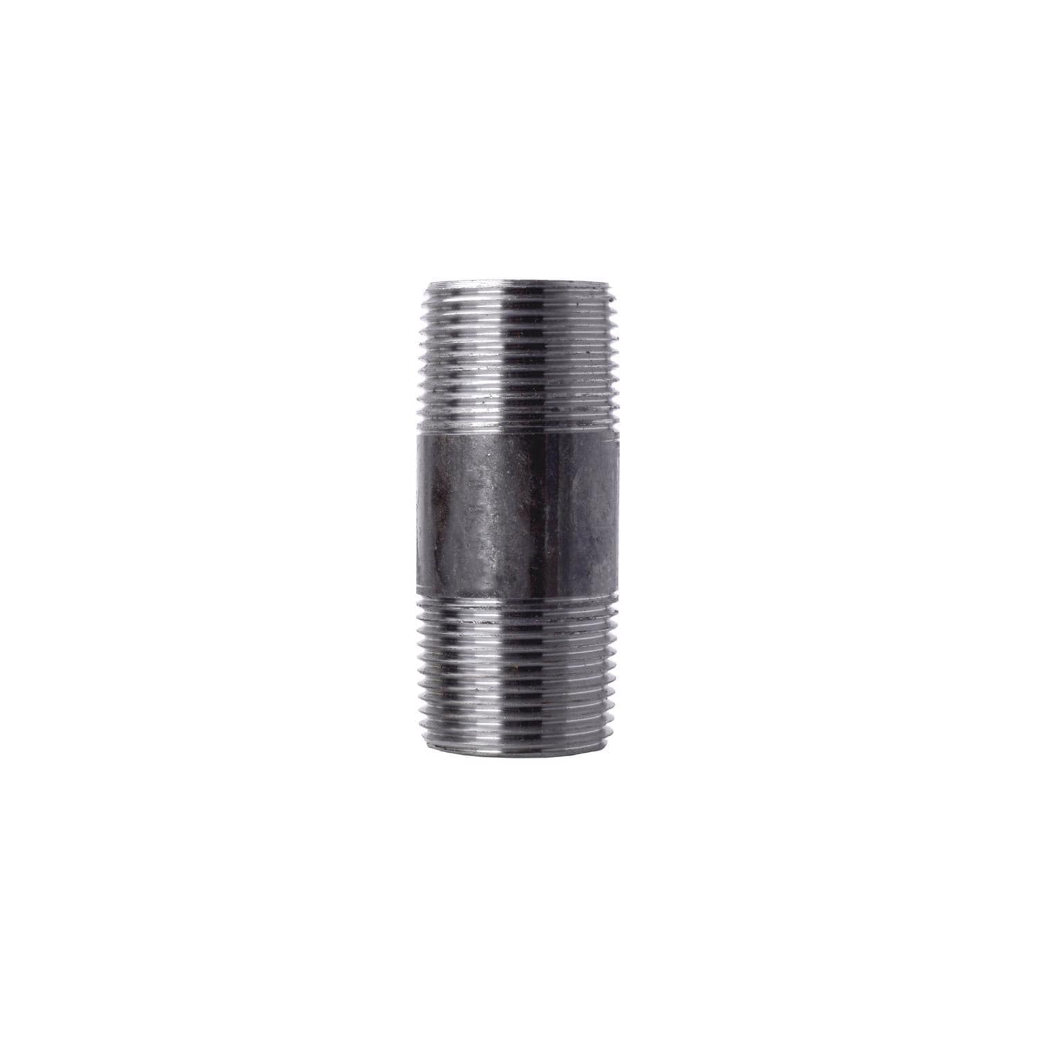 STZ  Industries 2 in. MIP each X 2 in. D MIP Black Steel 3 in. L Nipple