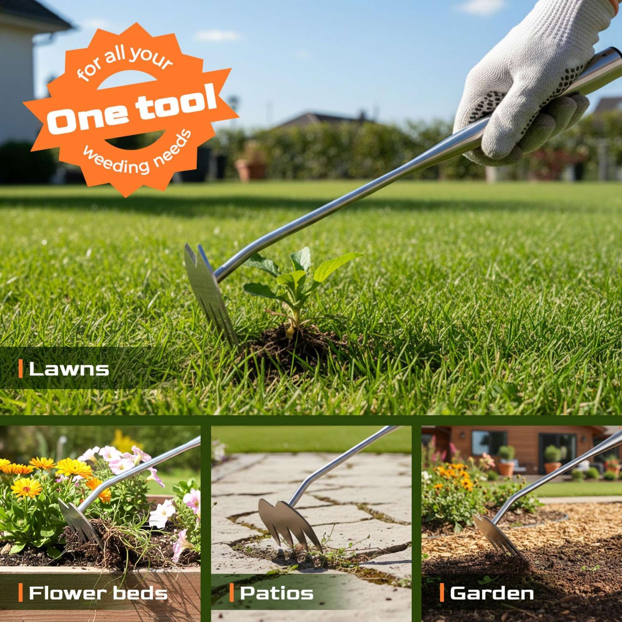 Wudkey L4-FD7I3C Garden-Rakes - View #7