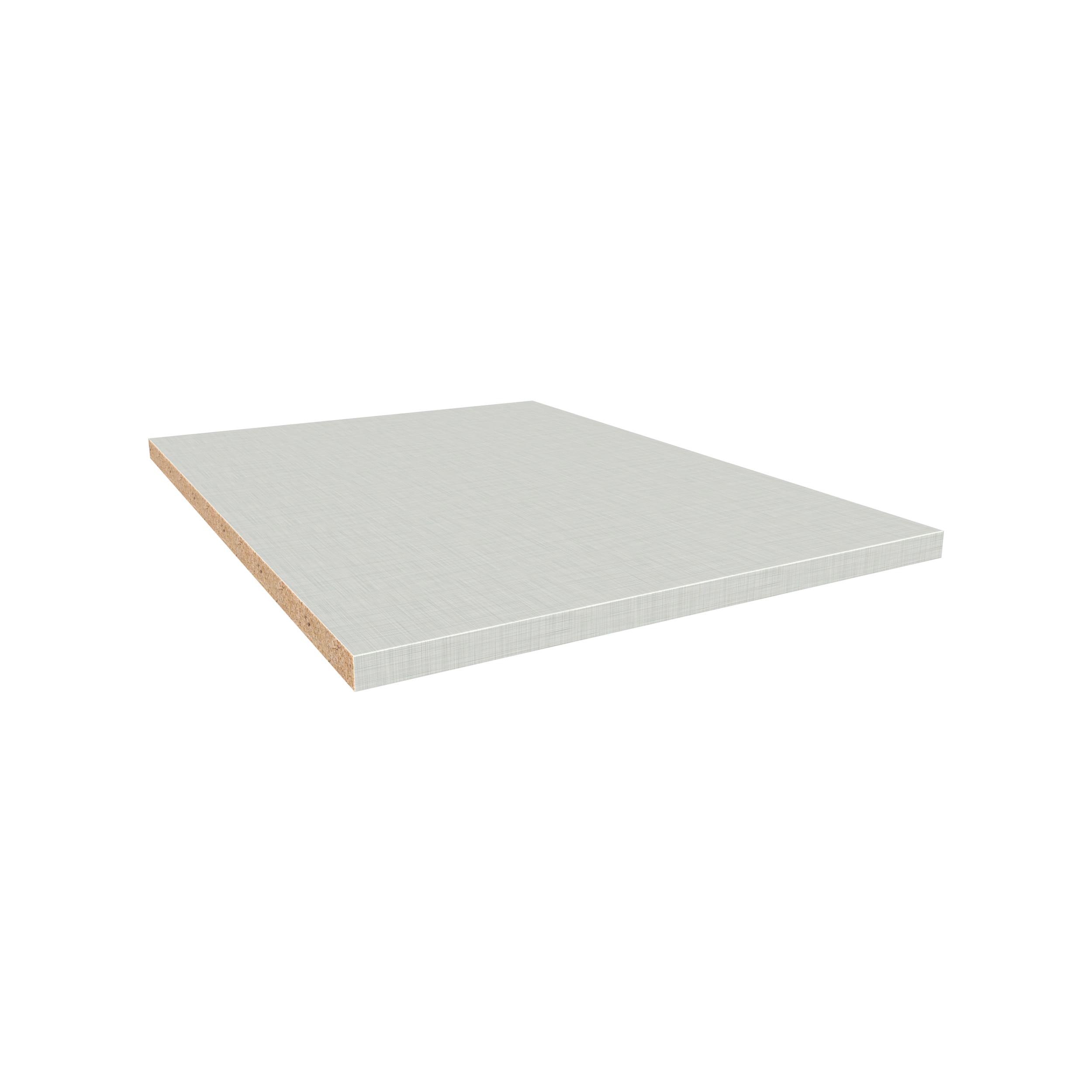 Hugo&Borg DSSHL-1824 Cabinet Shelf Kit 16.54-in W x 0.63-in H x 22.81-in D Light Gray