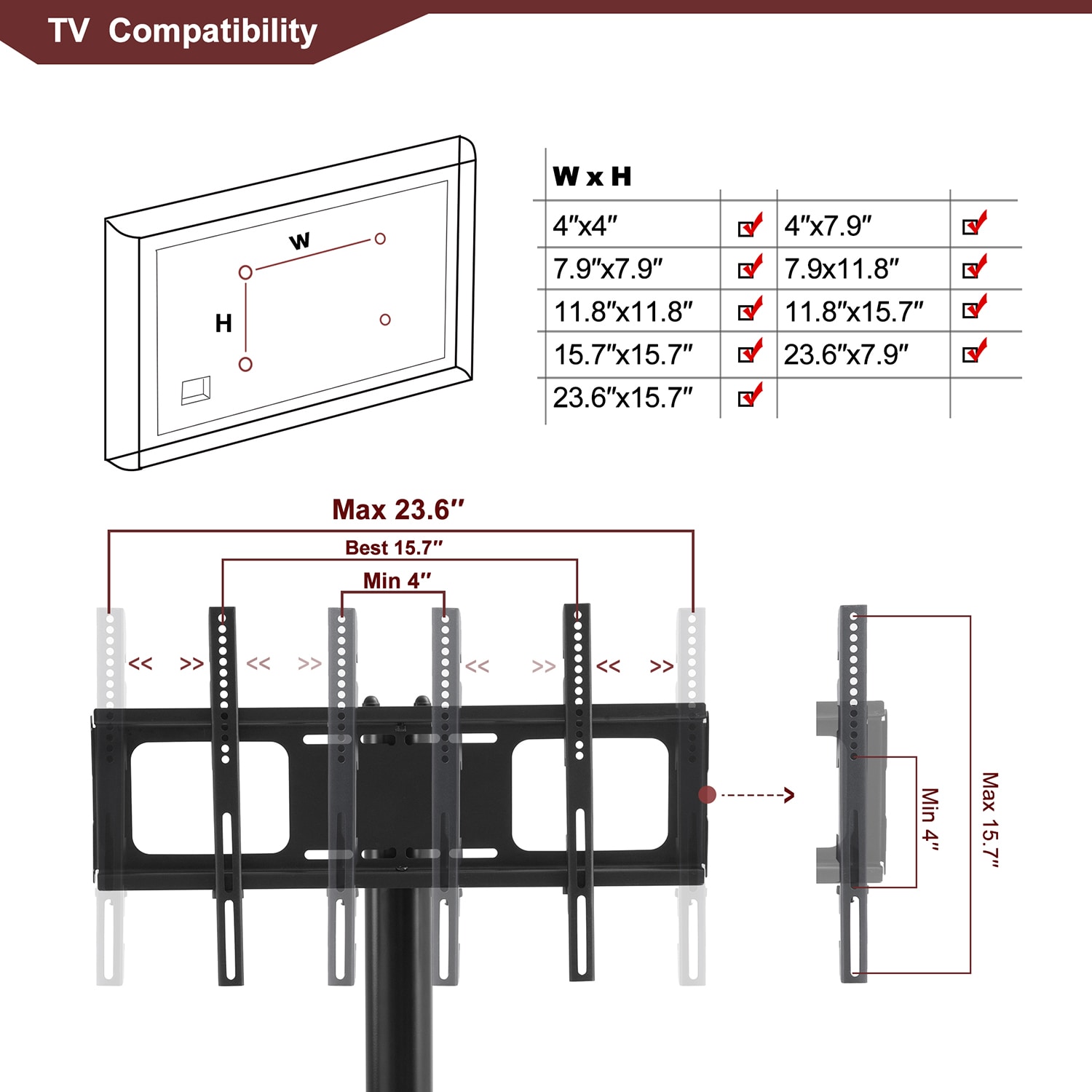 SINOFURN SYA440040BN Tv-Stands - View #5