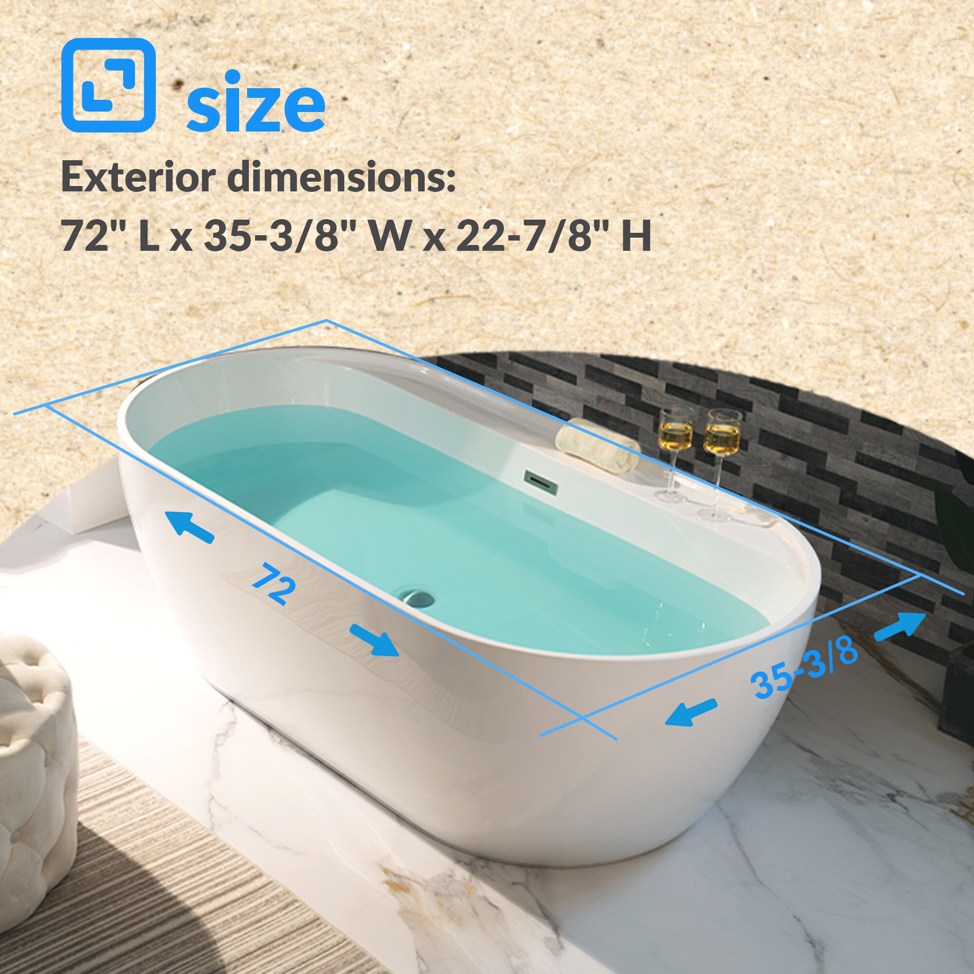 Woodbridge LB274 bathtubs - View #6