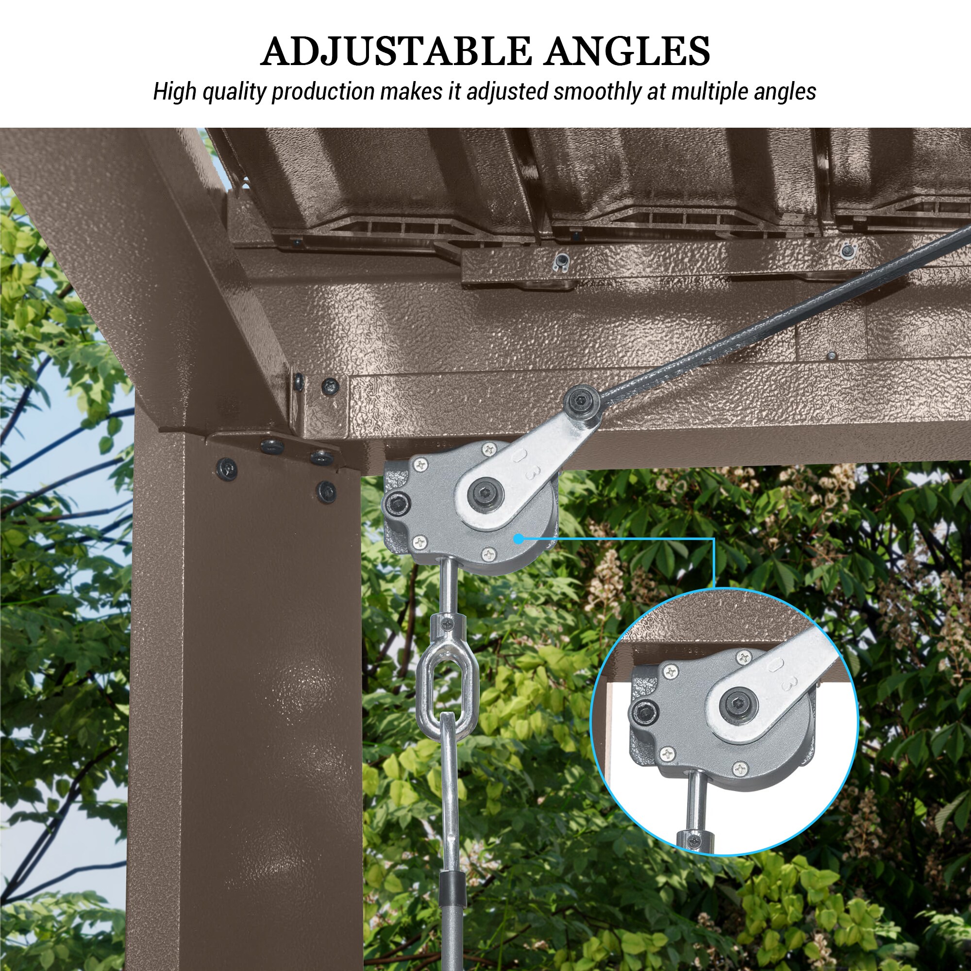 Mondawe MD-LGMF1630-BR Pergolas-2 - View #7