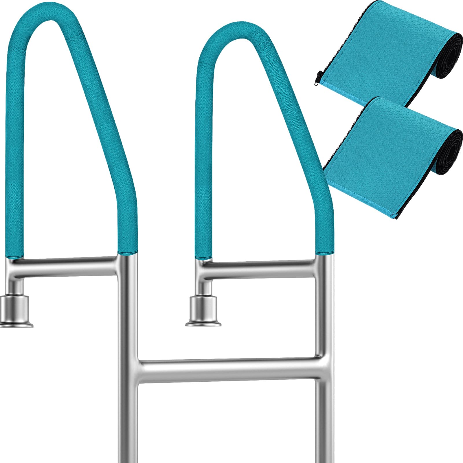 Misopily 2 pcs Pool Handrail Cover 4 Feet Neoprene Slip Resistant ...