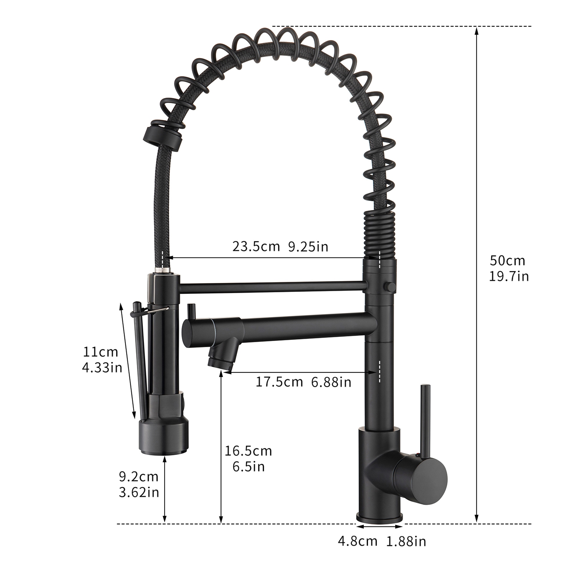 WELLFOR QJ-K-19133B50 Kitchen-Faucets - View #2
