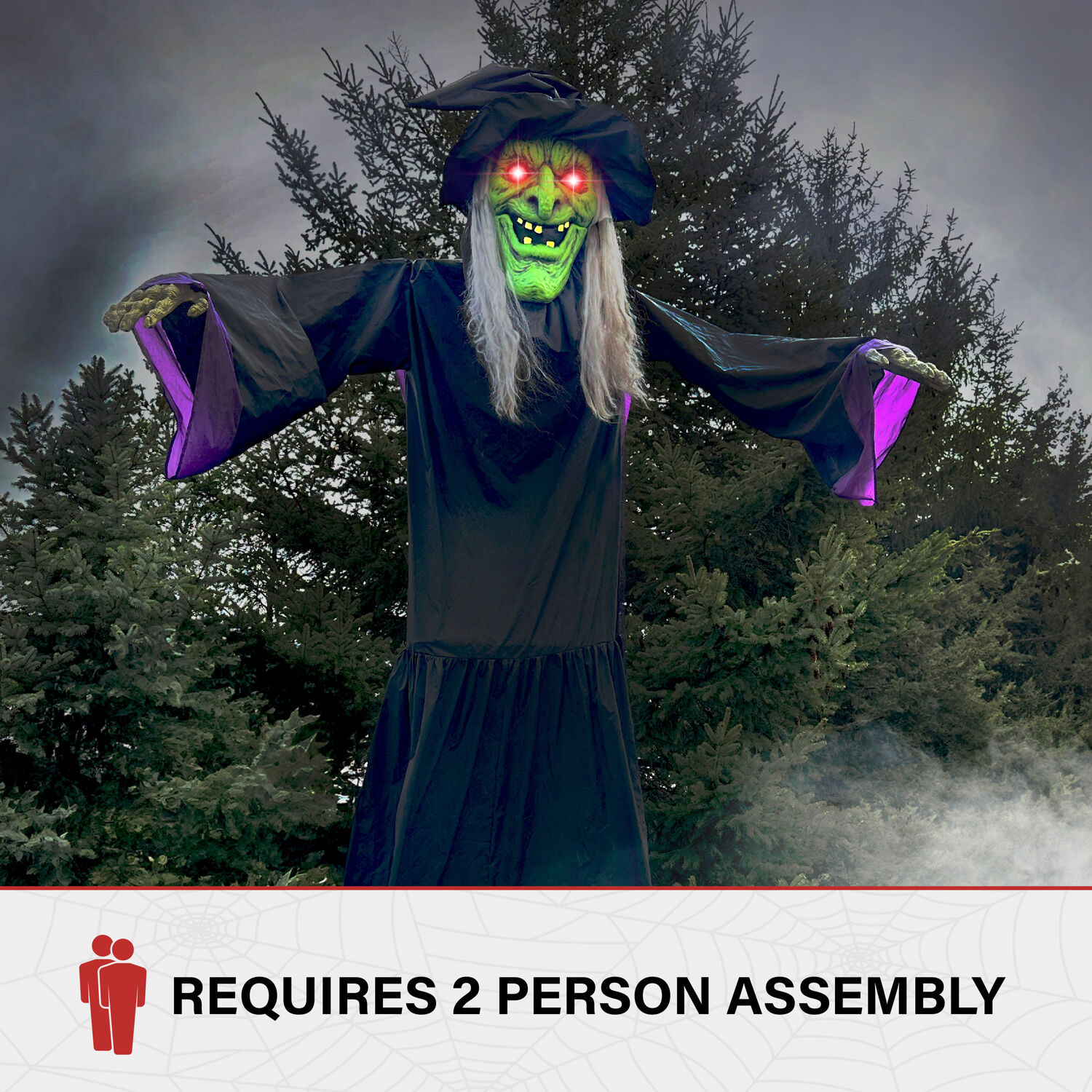 Haunted Hill Farm HHWITCH-48FLSA Halloween-Animatronics - View #7