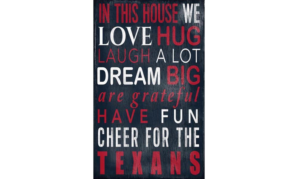 Fan Creations Houston Texans 19-in H x 11-in W Sports Print at