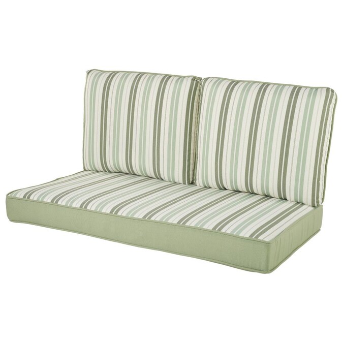 Haven Way 3 Piece Green Stripe Patio, Replacement Cushions For Patio Furniture Kohls