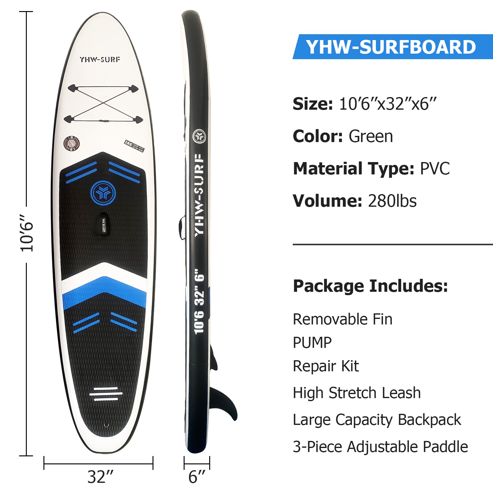 InQracer YHW-SUP-W Stand-Up-Paddle-Boards - View #4