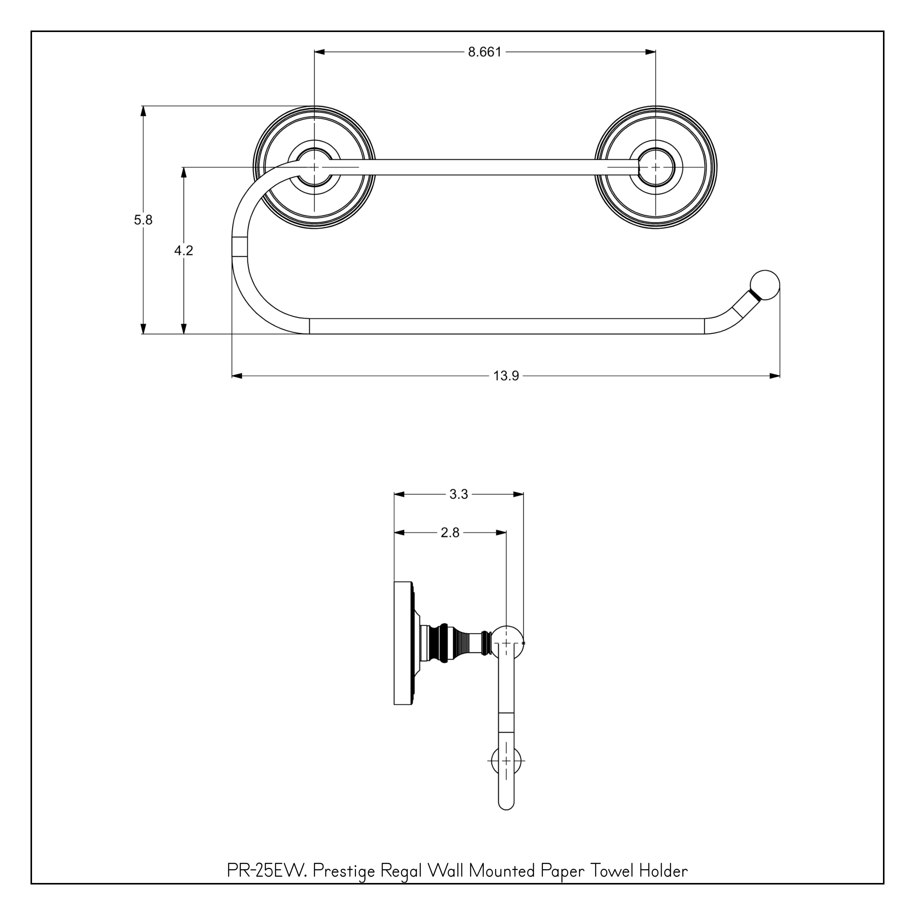 Allied Brass PR-25EW-SN Paper-Towel-Holders - View #3