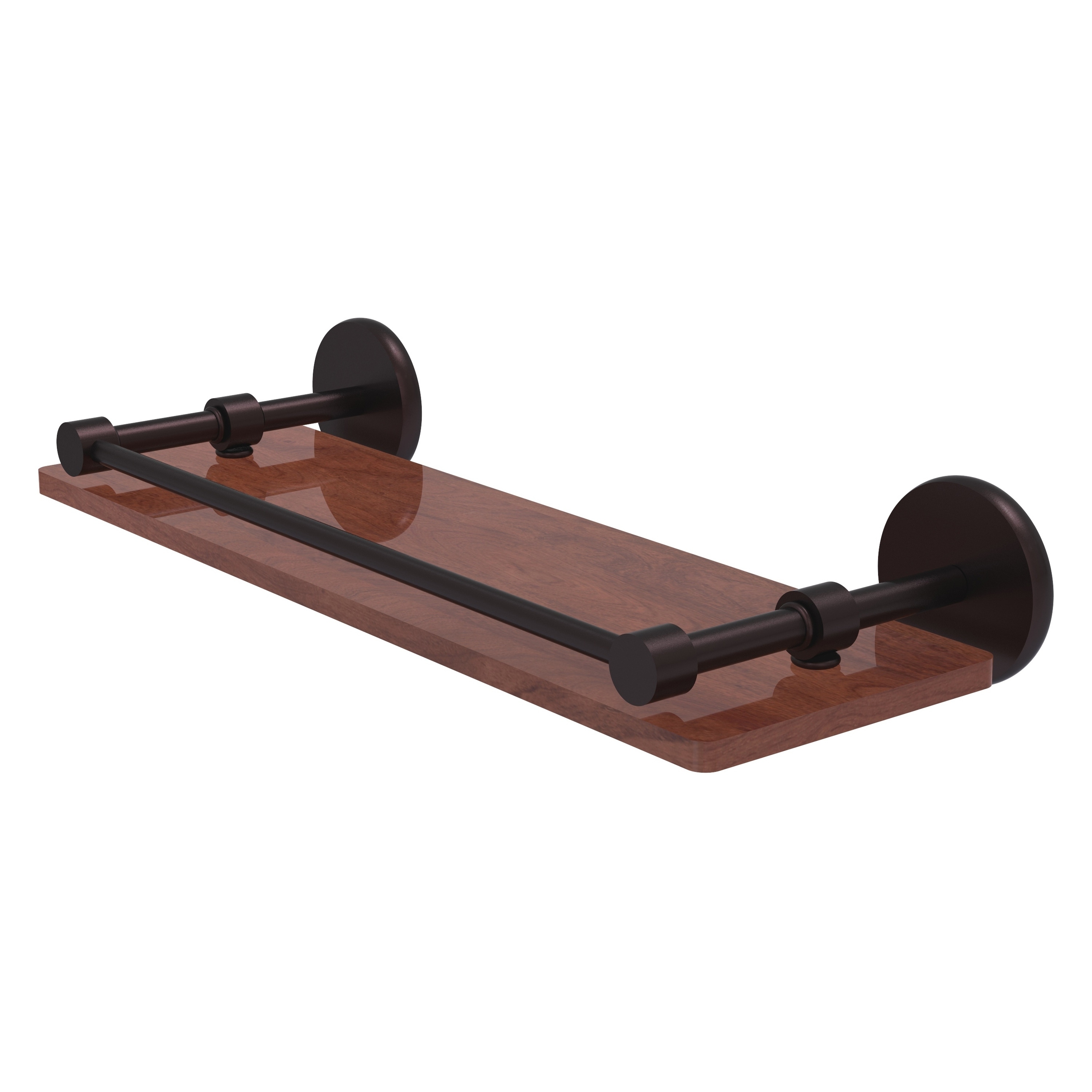 Allied Brass P1000-116-GL-IW-ABZ Prestige Skyline Antique Bronze Wall mount Bathroom Shelf ( 16-in x 3-in x 5-in )