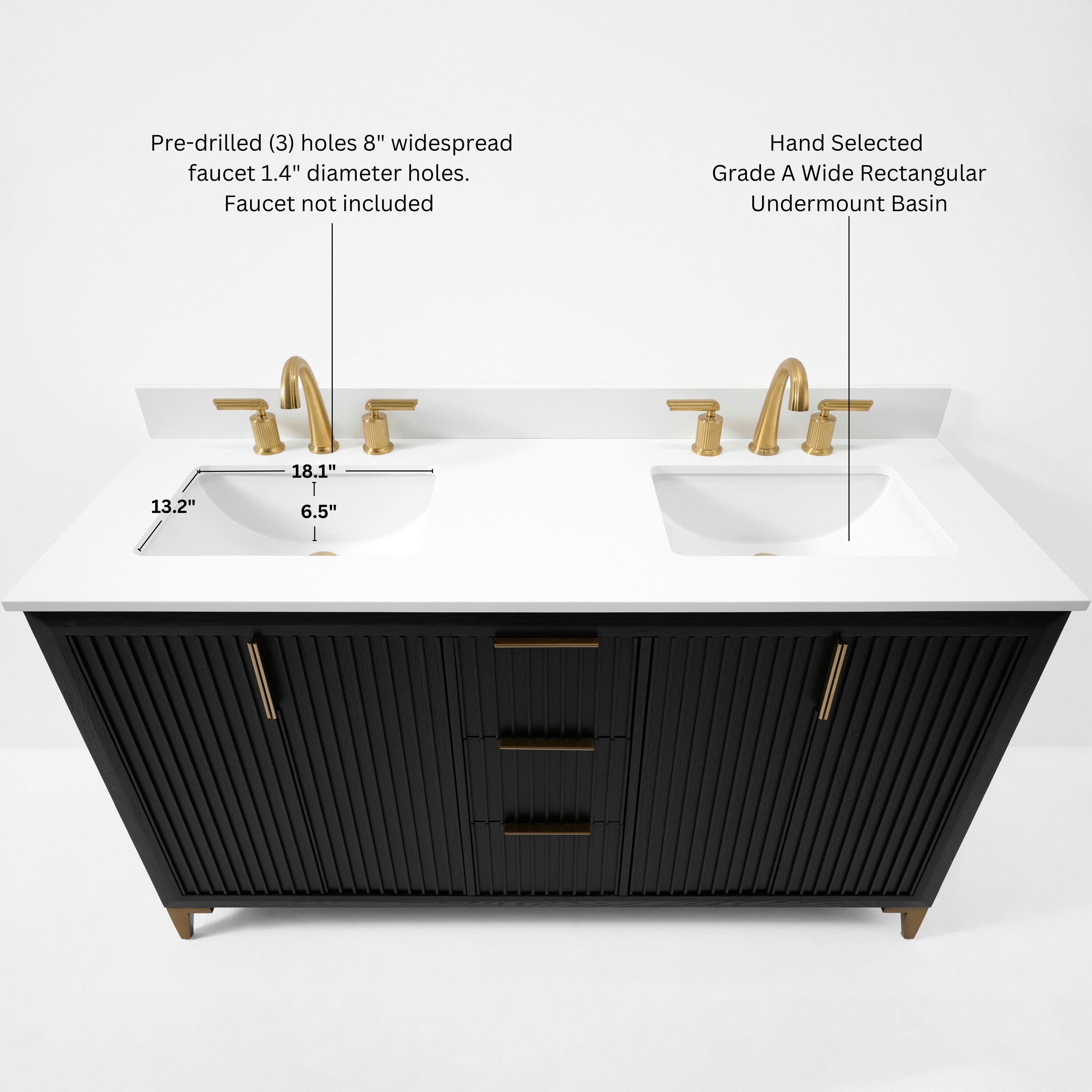 Ancerre Designs VTSTURLINGTON60RBOWQ Bath-Vanity-Combo - View #4