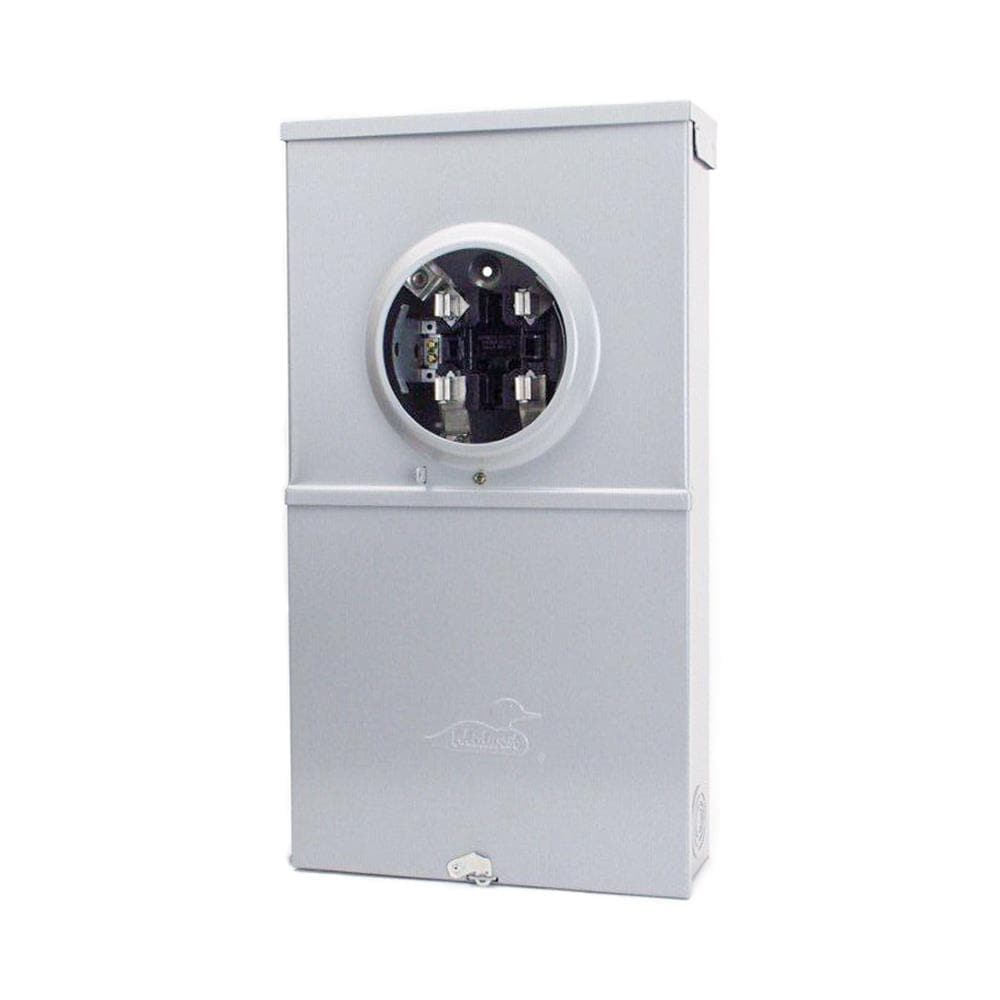 GE R256EB1A 20 Amp Metered Overhead/Underground Temporary Power Panel