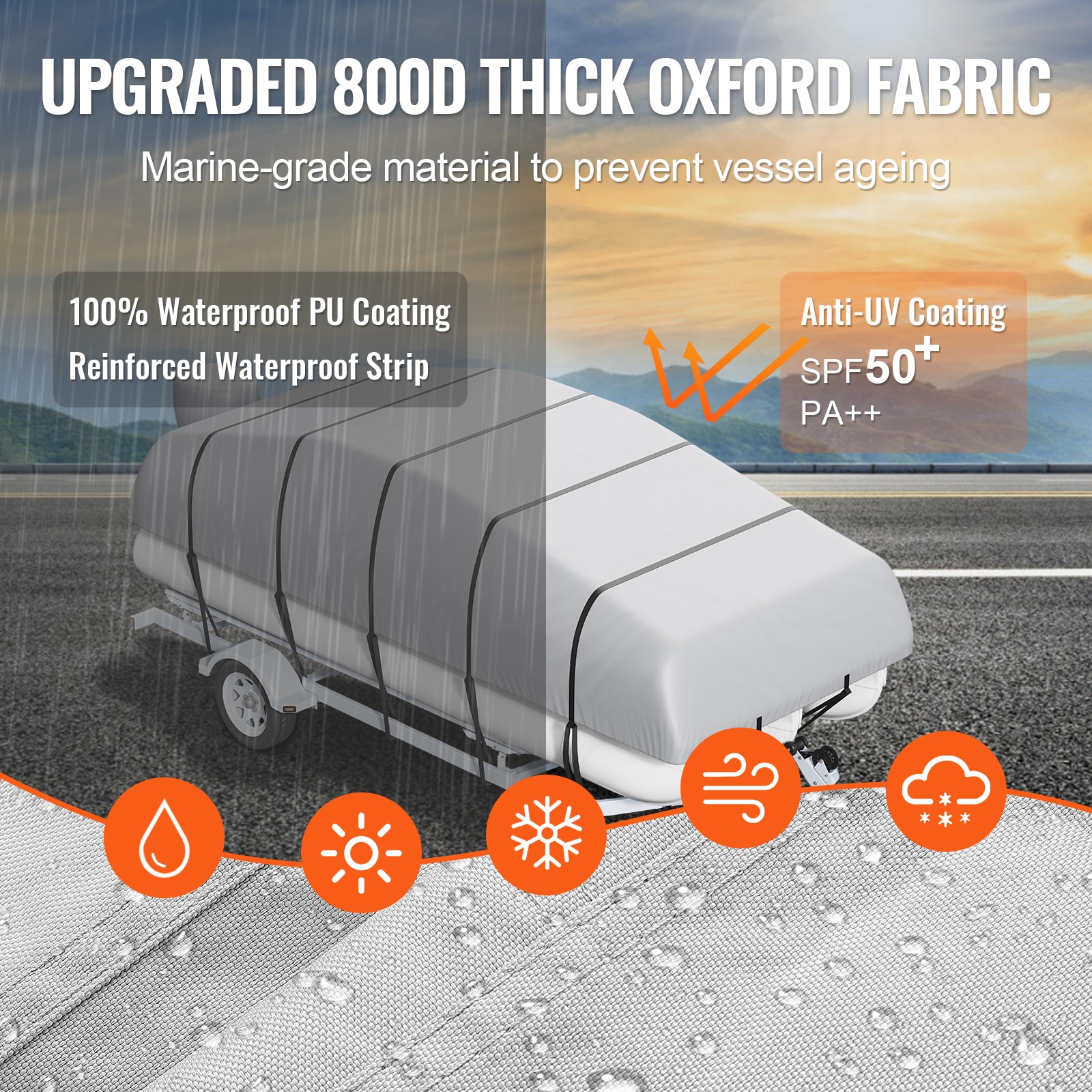 VEVOR FQCZX800D192KHIYZV0 Boat-Covers - View #4
