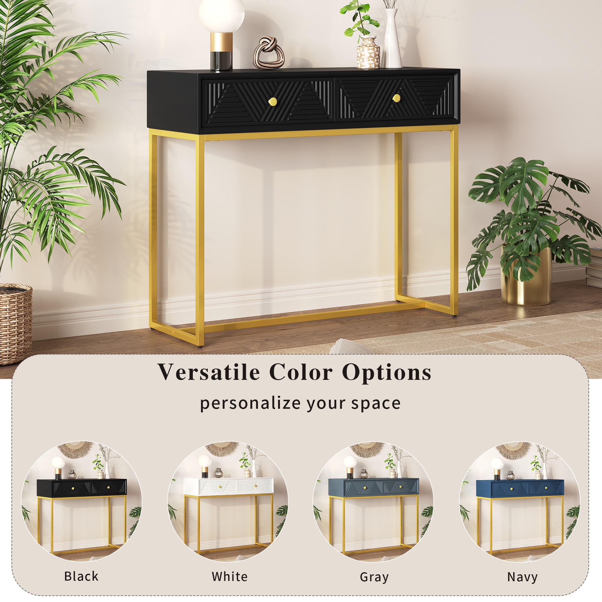 ModernLuxe N715P201976B Console-Sofa-Tables - View #7