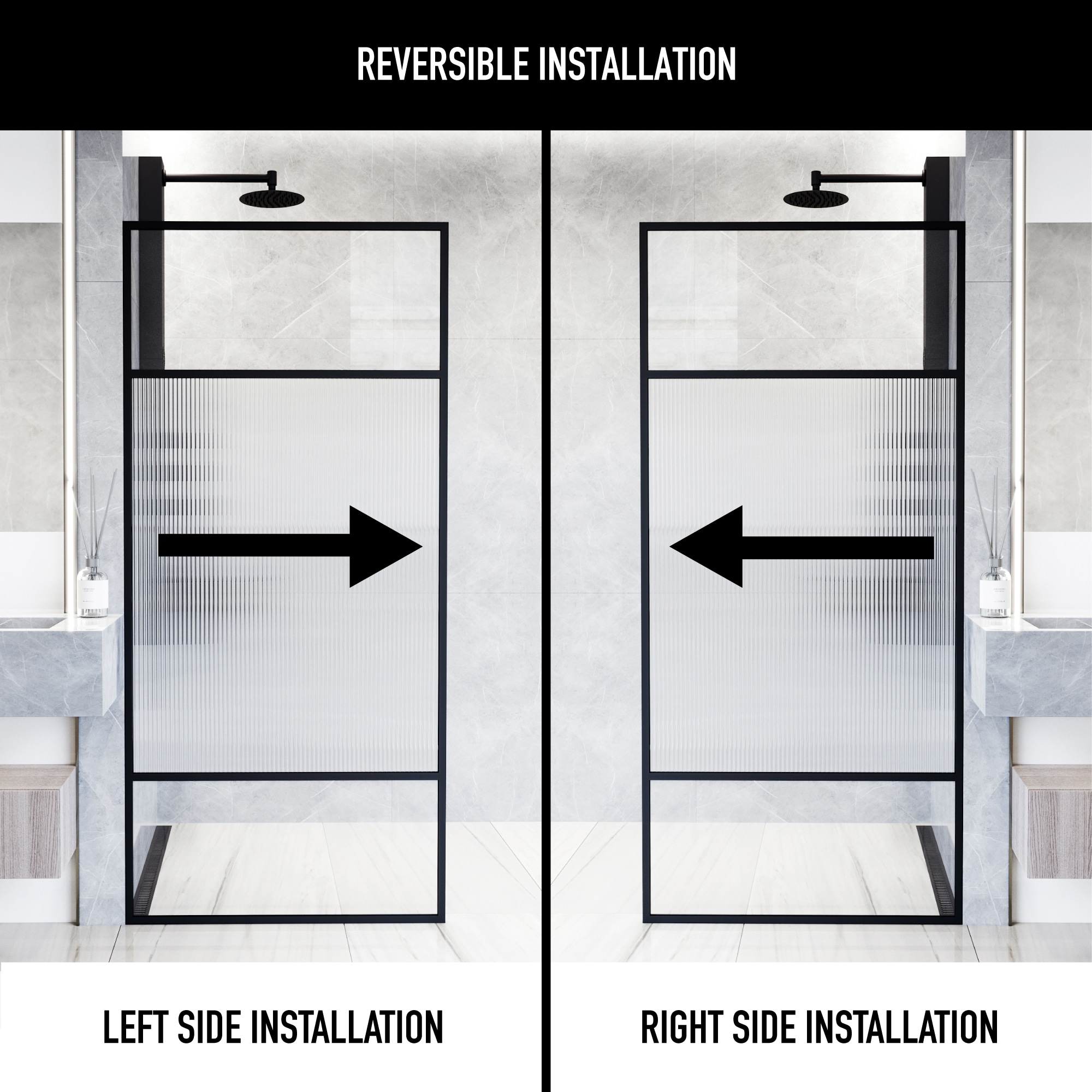 VIGO VG6093MBFL3474 Shower-Doors - View #3