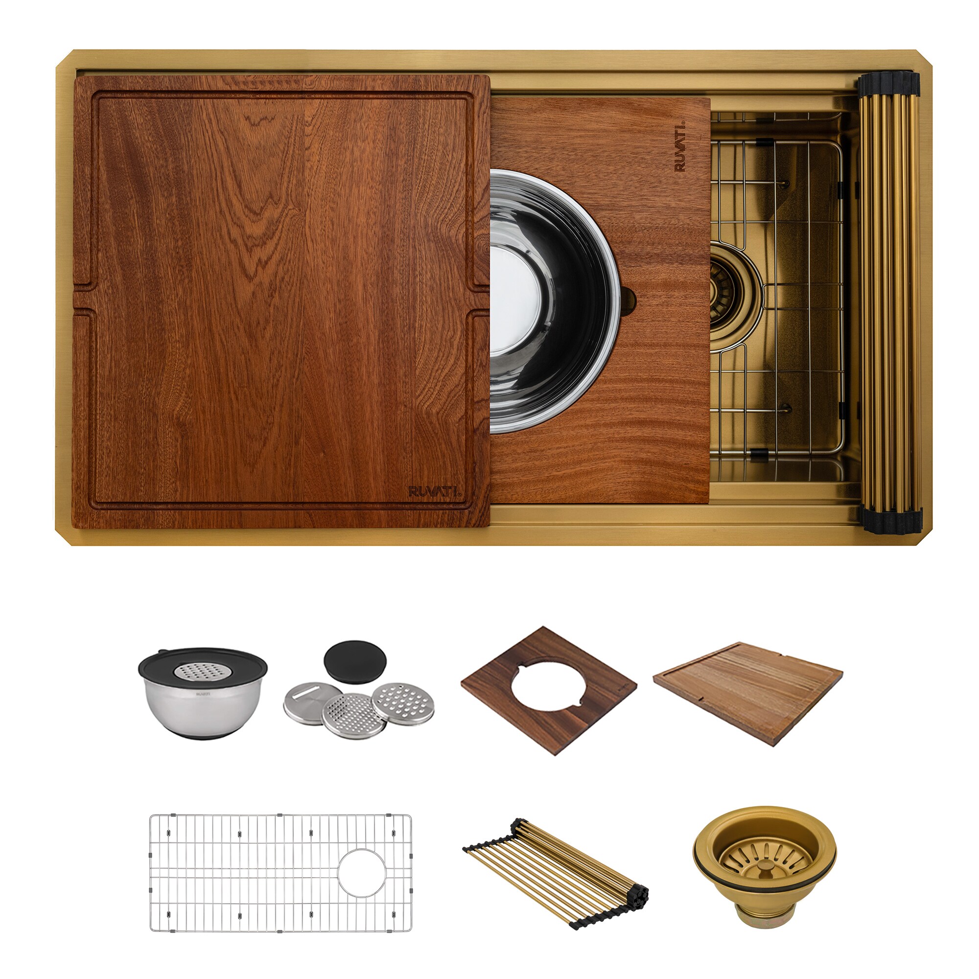 Ruvati RVH6222GG Kitchen-Sinks - View #5