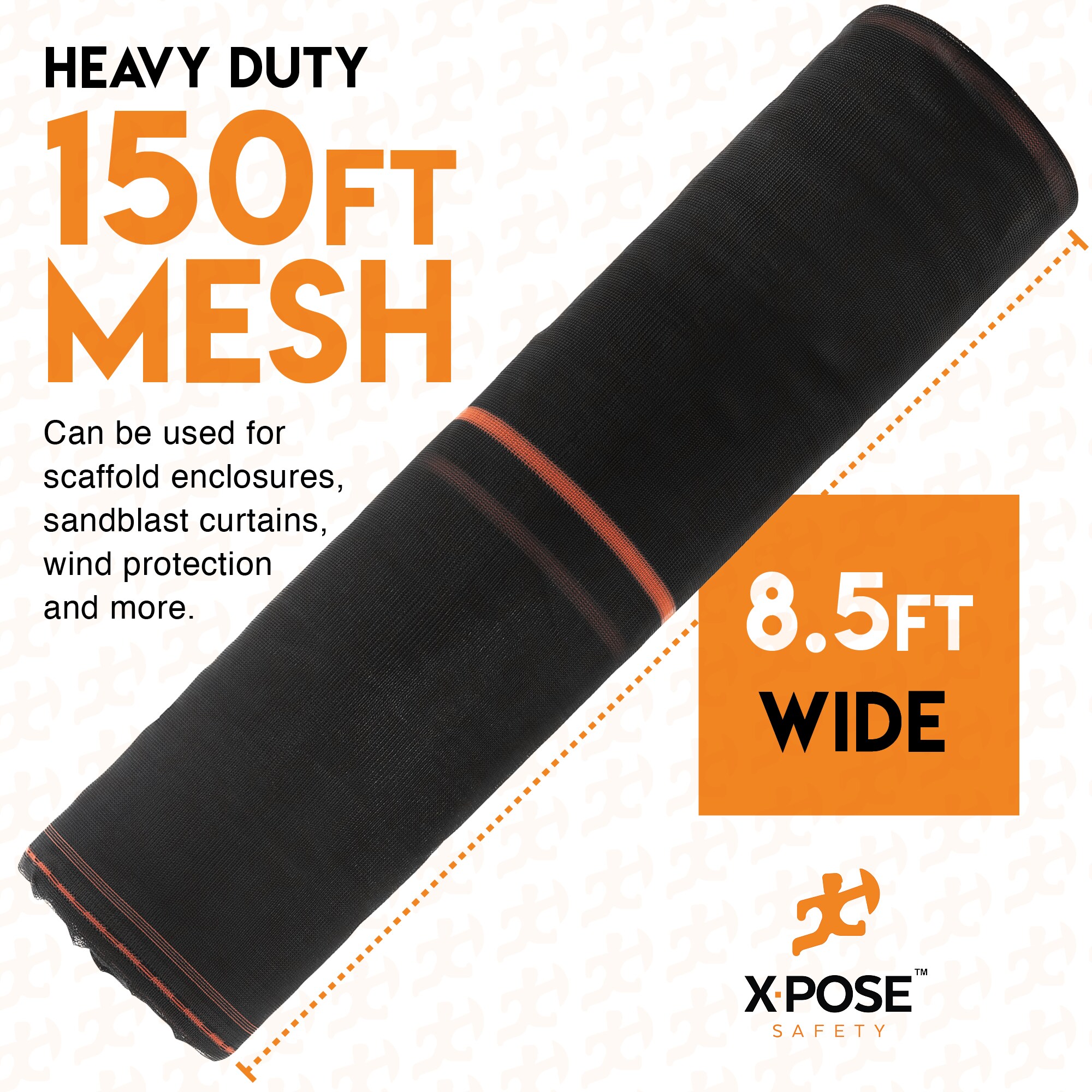 XPOSE SAFETY NFR116-86150-BLK-X Temporary-Fencing - View #4