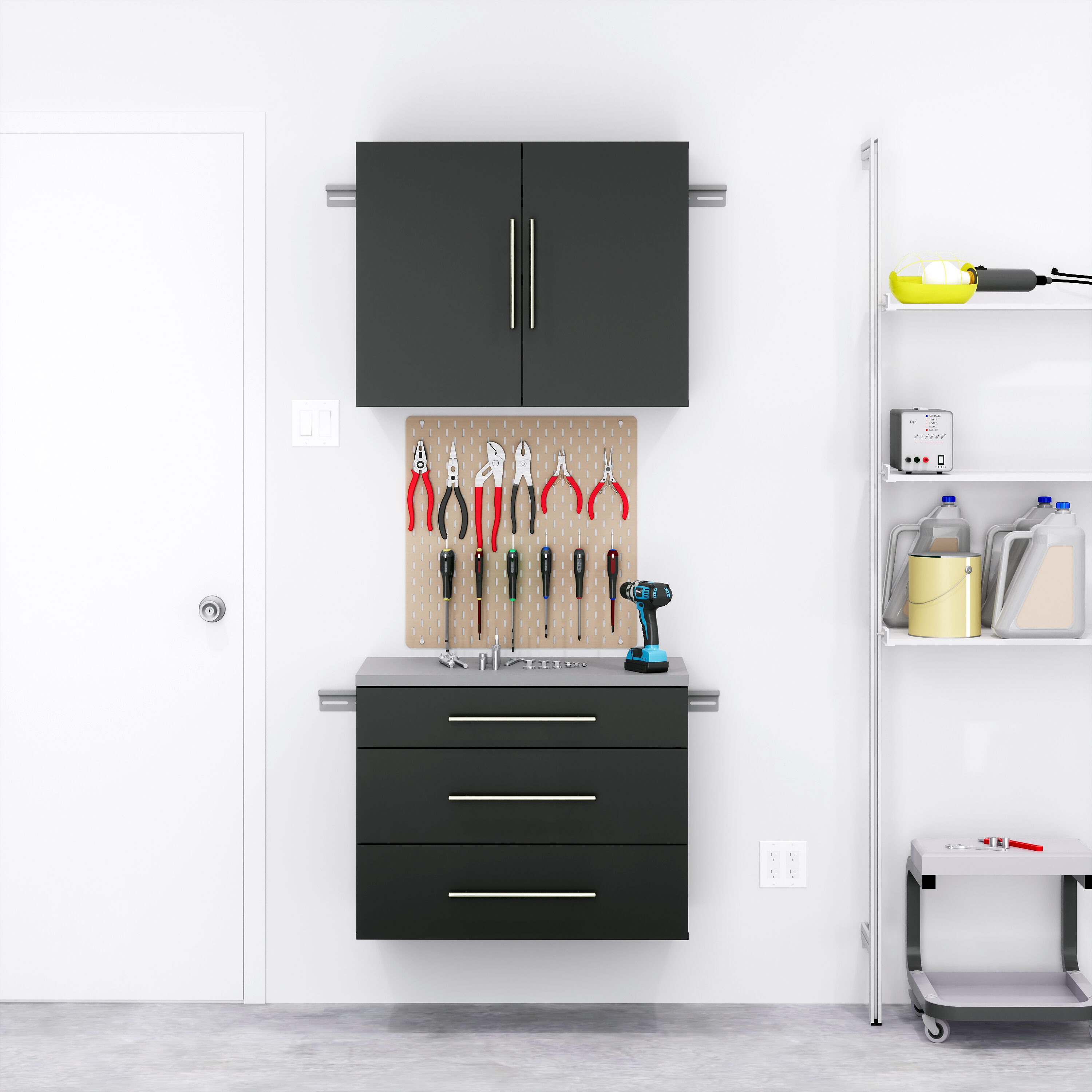 Prepac BRGW-0701-2M Utility-Storage-Cabinets - View #2