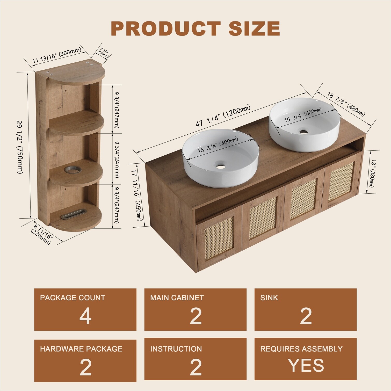 Watnature OYQGMS1SUT7E Bath-Vanity-Combo - View #16