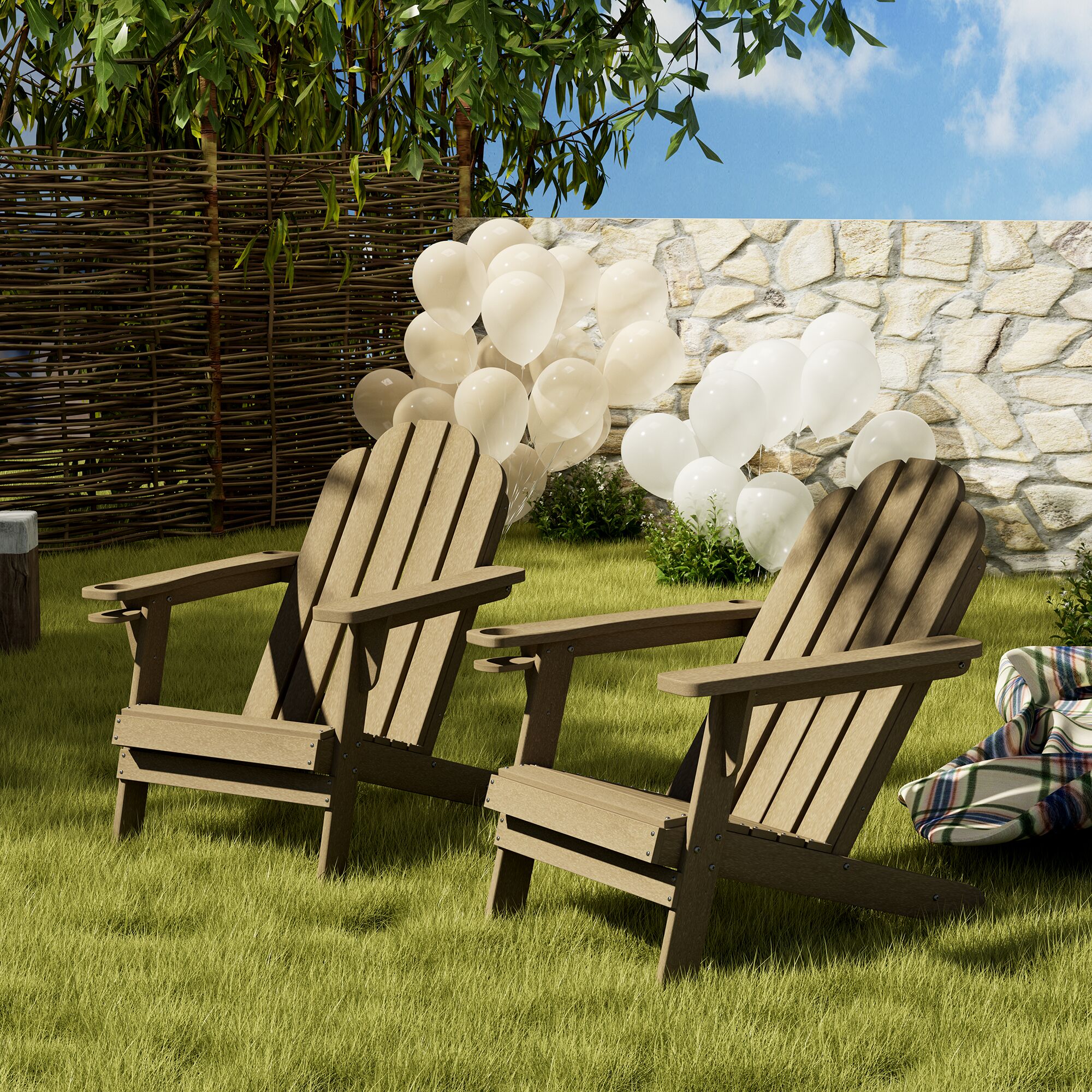 Clihome CL-BHF38GY Patio-Chairs - View #3