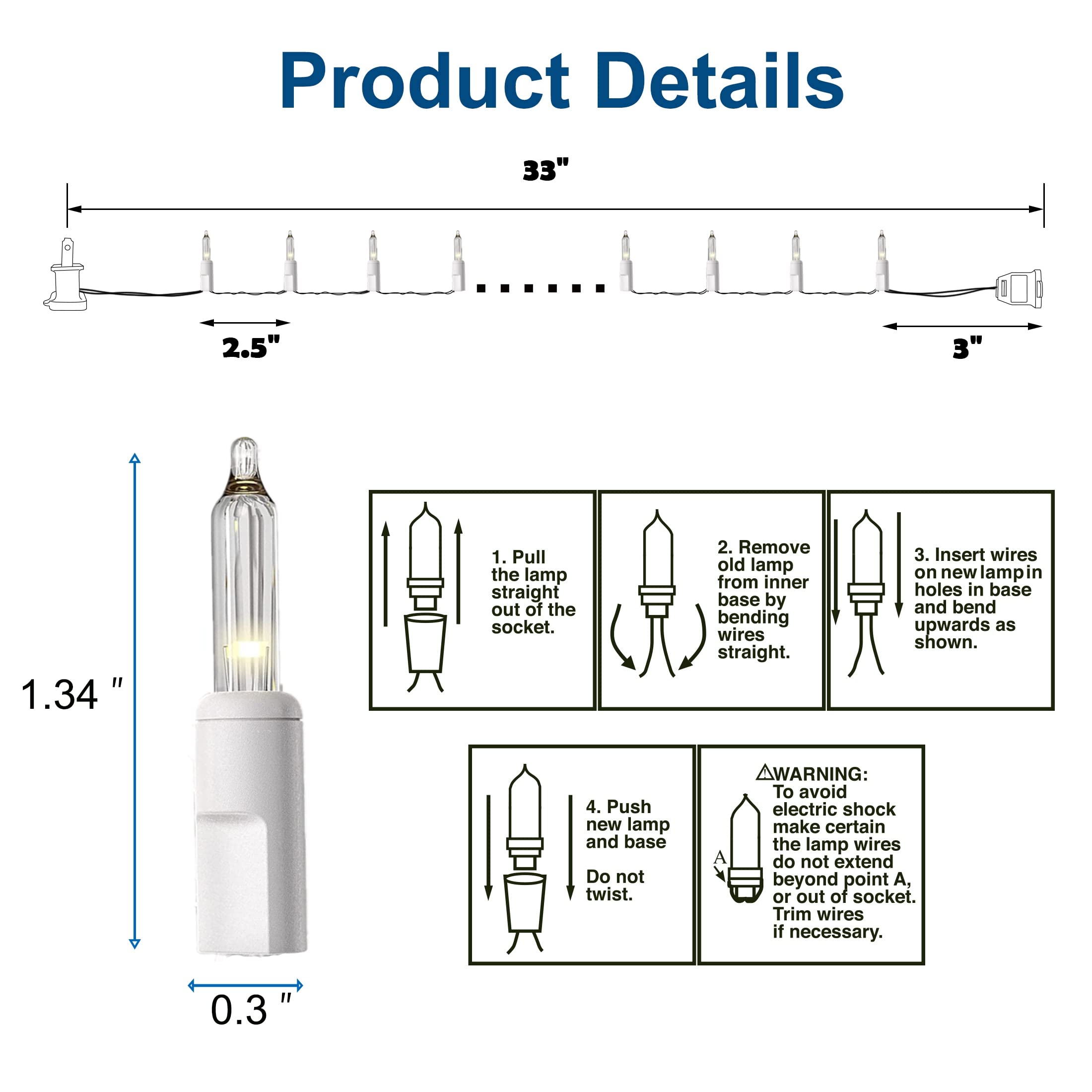 Twinkle Star B08BJW25WK Christmas-String-Lights - View #2