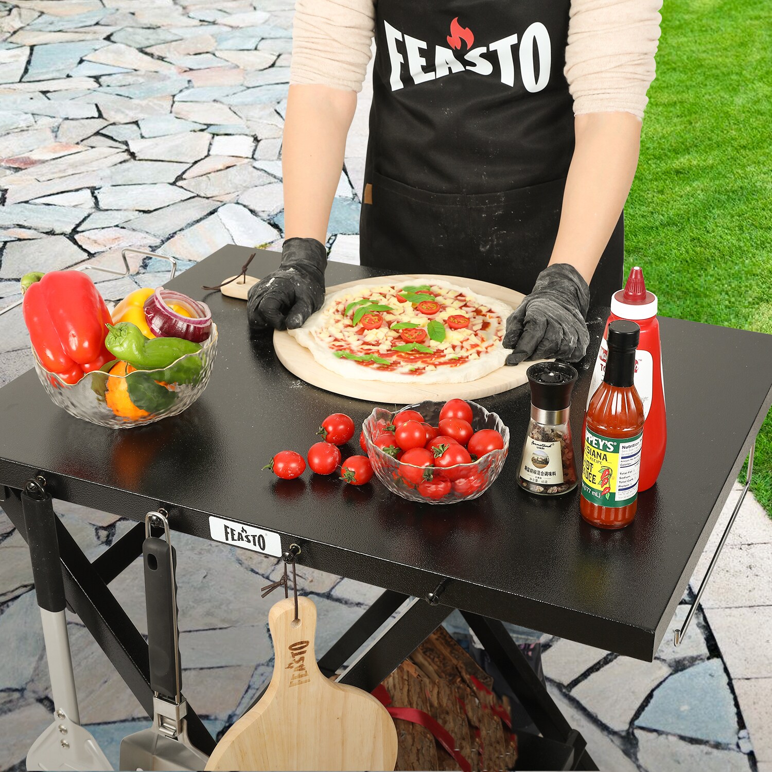 Feasto FD2430B Grill-Carts-Grill-Stands - View #6
