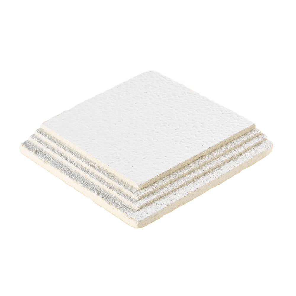 Armstrong Ceilings RSM1270 CASCADE White Mineral fiber Drop Ceiling Tile Sample