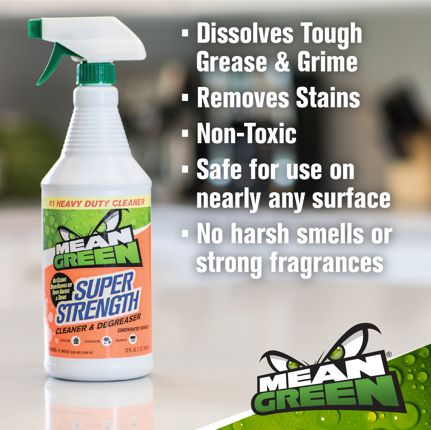 Foaming All Purpose Grill Cleaner Degreaser, Biodegradable, 32oz Value Size by Super Clean
