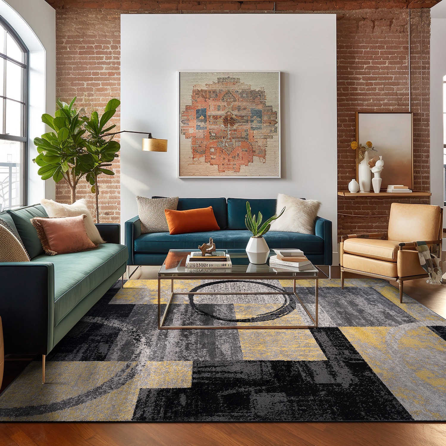 World Rug Gallery 307YELLOW5X8 rugs - View #9