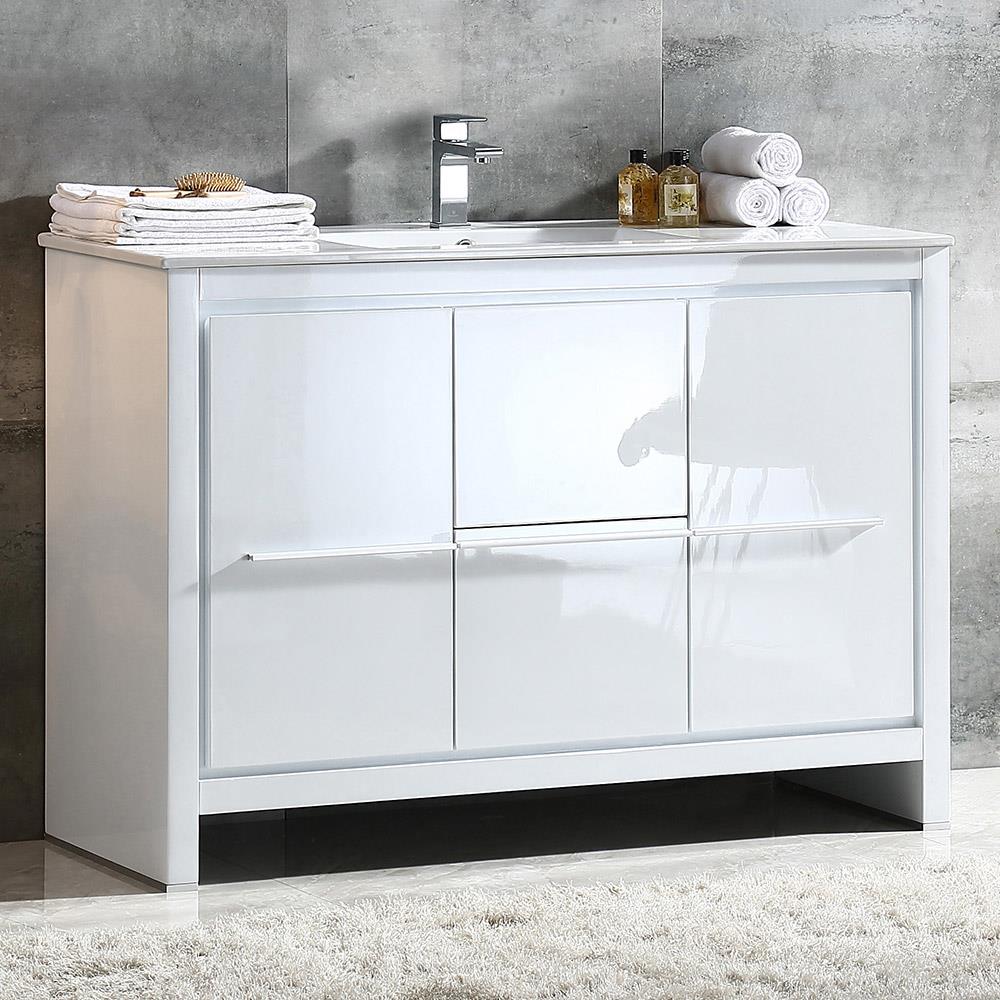Fresca FCB8148WH-I Bath-Vanity-Combo - View #3
