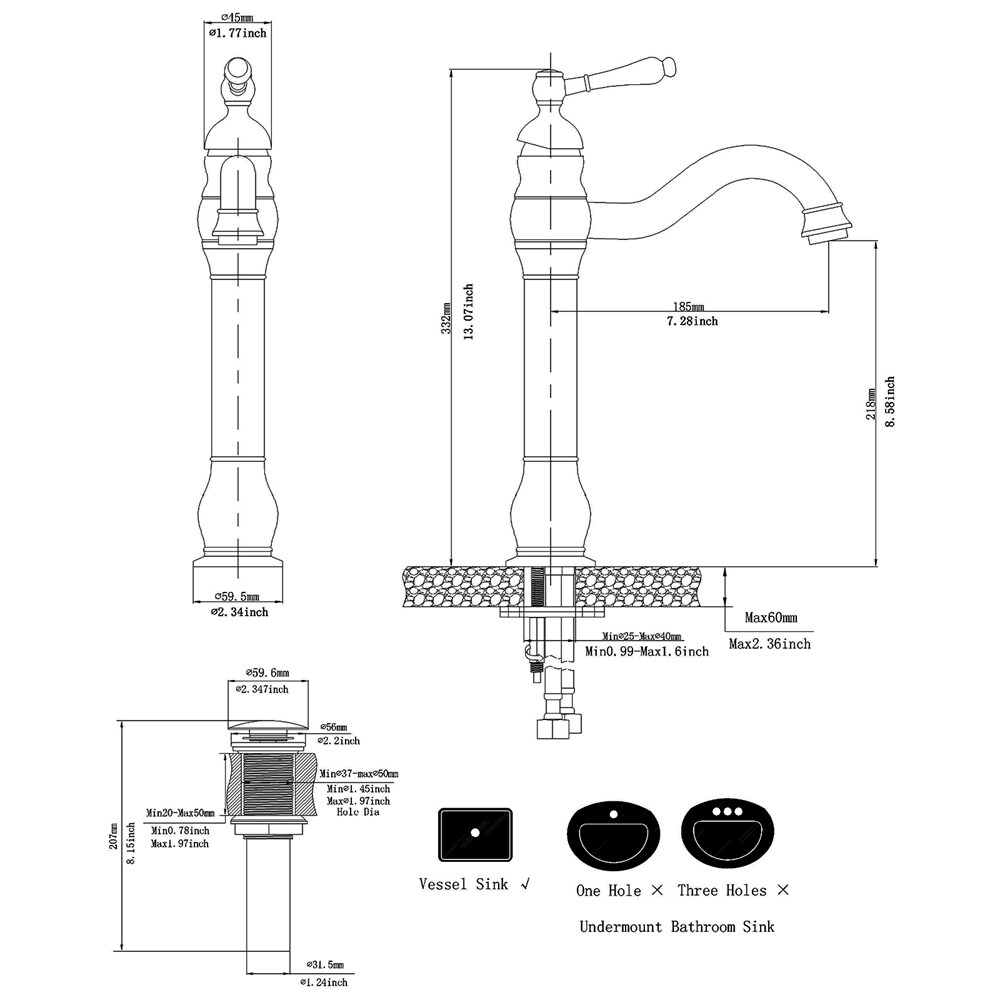 BWE A-99310-ANTI Lavatory-Faucets - View #10